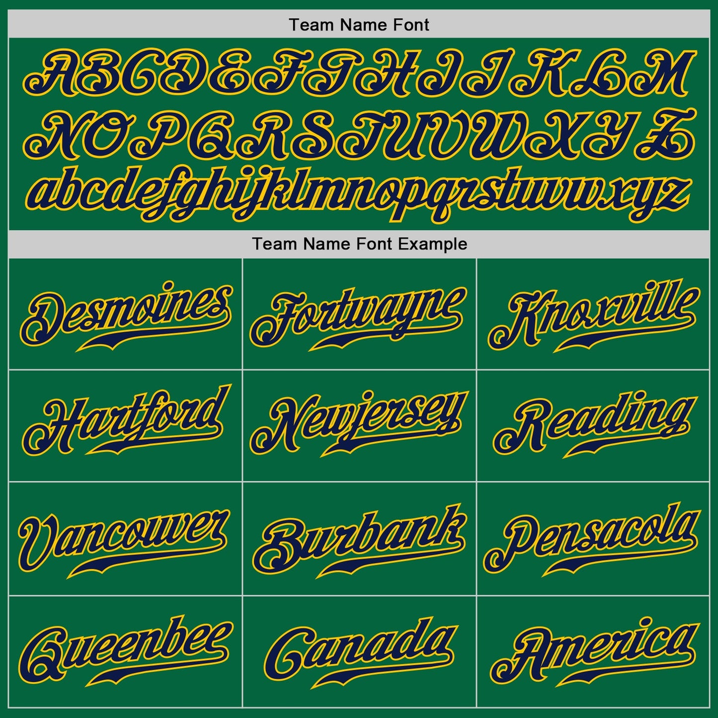 Custom Kelly Green Navy-Gold Authentic Baseball Jersey view 4