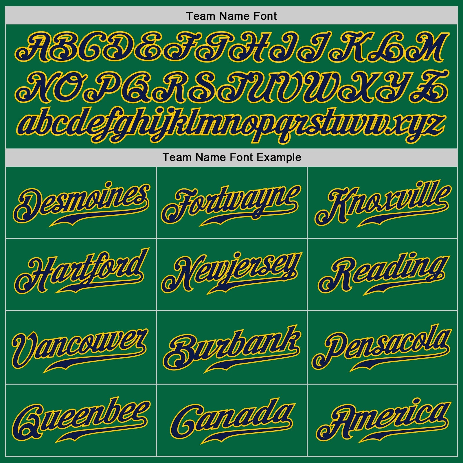 Custom Kelly Green Navy-Gold Authentic Baseball Jersey view 4