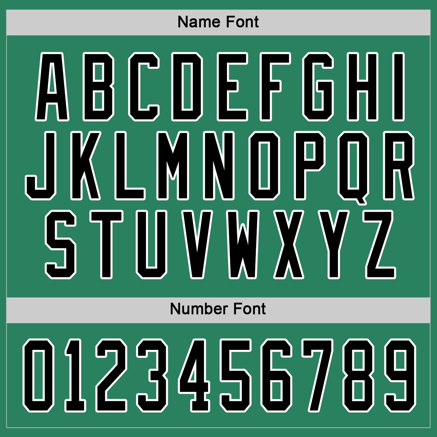 Custom Kelly Green Black-White Hockey Jersey view 4