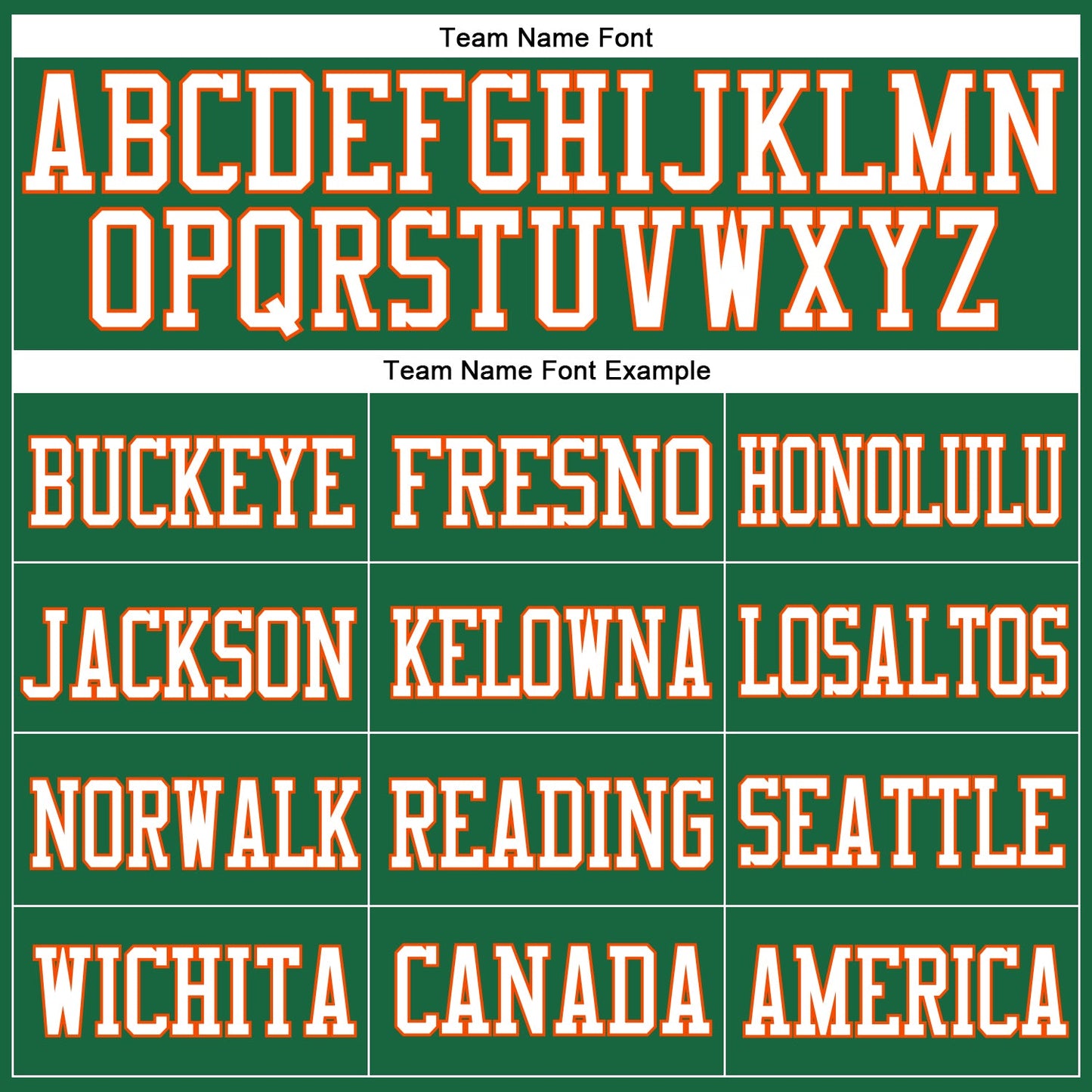 Custom Kelly Green Orange-White Mesh Authentic Football Jersey view 3