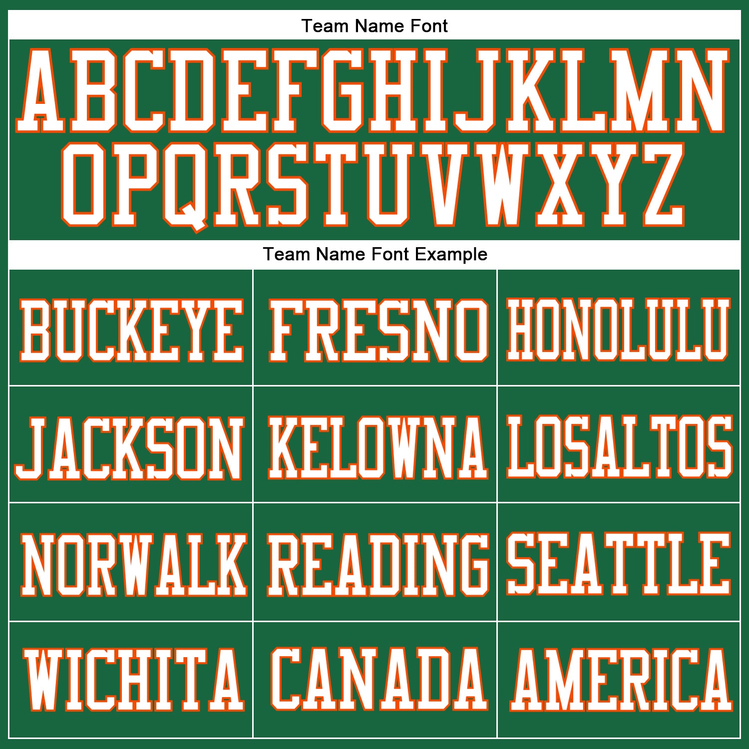 Custom Kelly Green Orange-White Mesh Authentic Football Jersey view 3