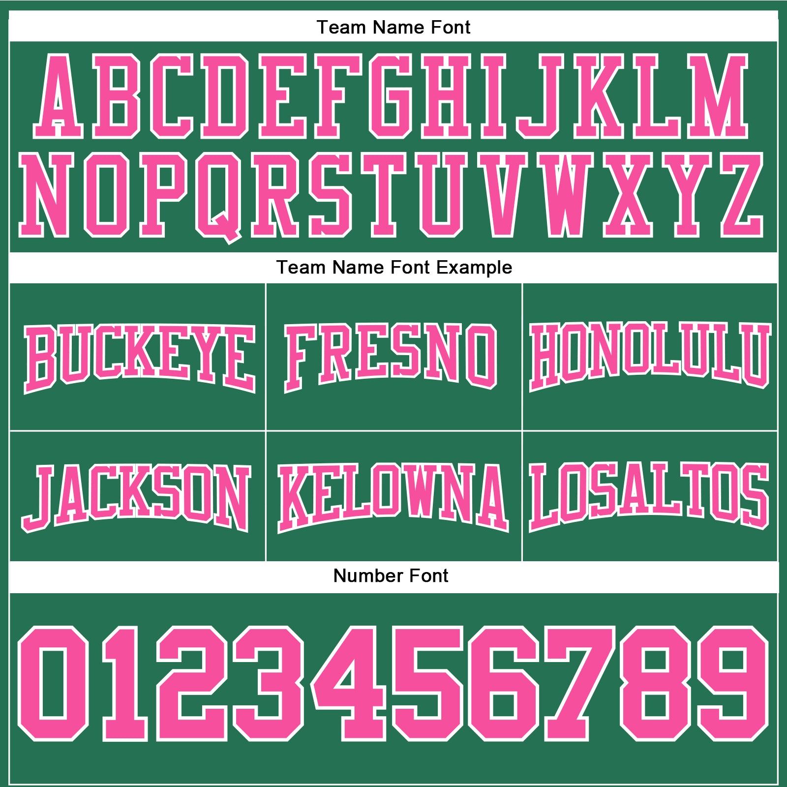 Custom Stitched Kelly Green Pink-White Football Pullover Sweatshirt Hoodie view 3