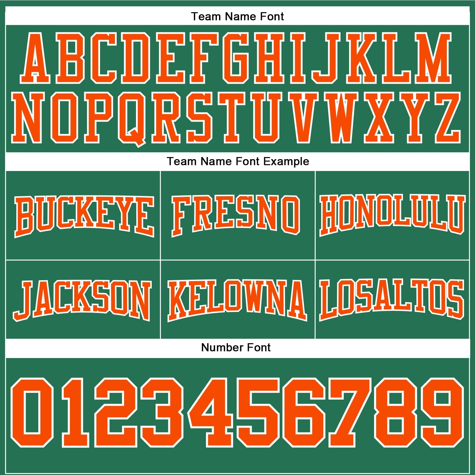 Custom Stitched Kelly Green Orange-White Football Pullover Sweatshirt Hoodie view 3