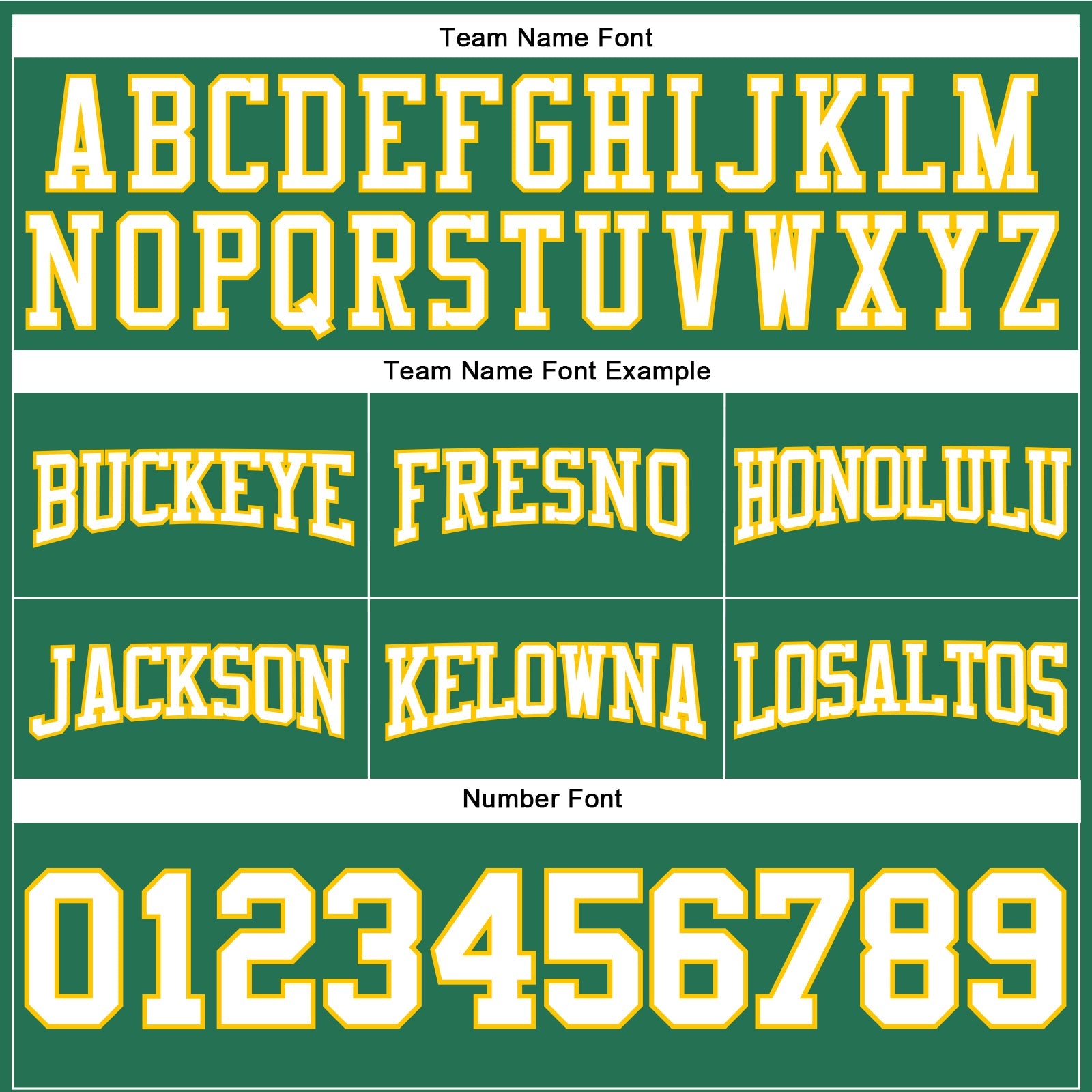 Custom Stitched Kelly Green White-Gold Football Pullover Sweatshirt Hoodie view 3