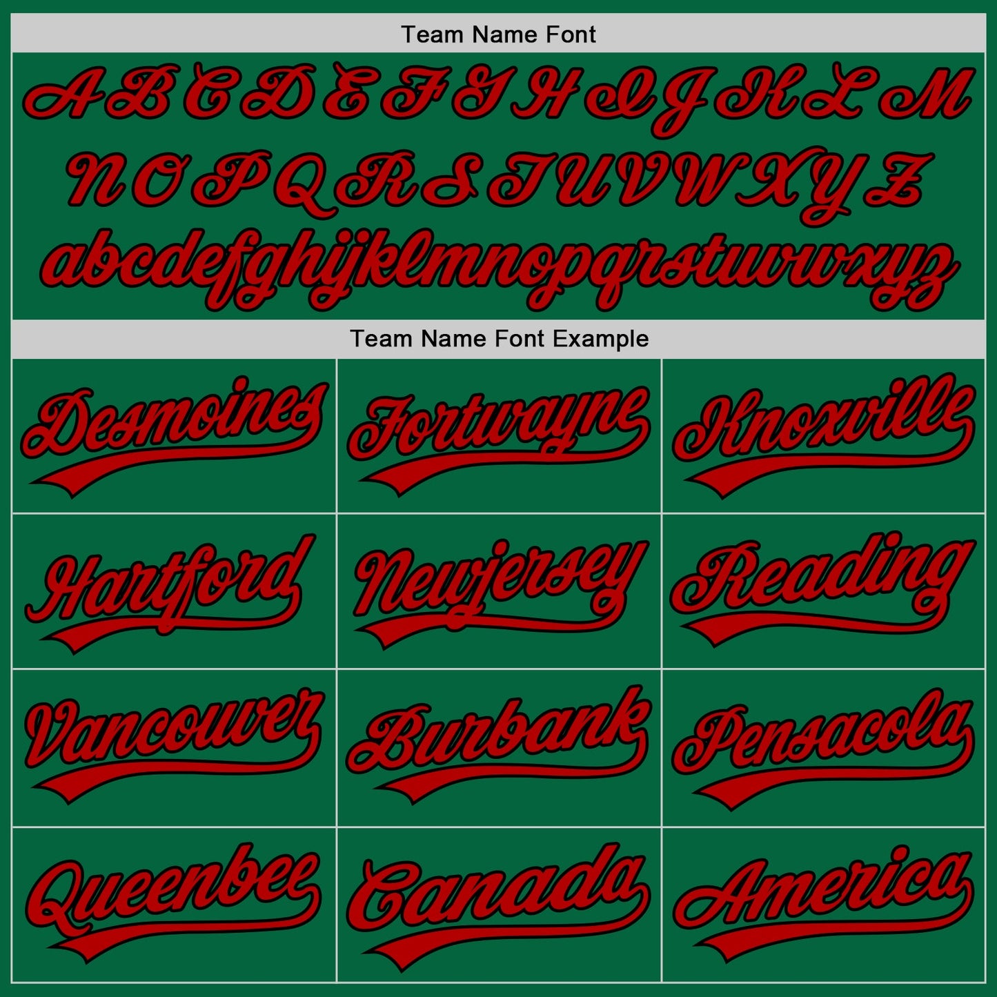 Custom Kelly Green Red-Black Authentic Baseball Jersey view 4