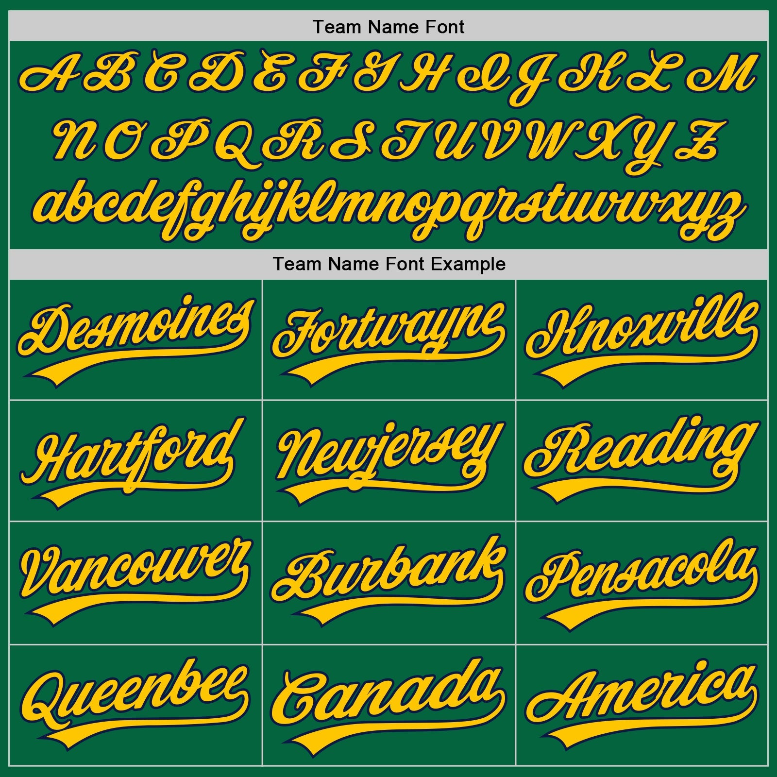 Custom Kelly Green Navy-Gold Authentic Baseball Jersey view 4