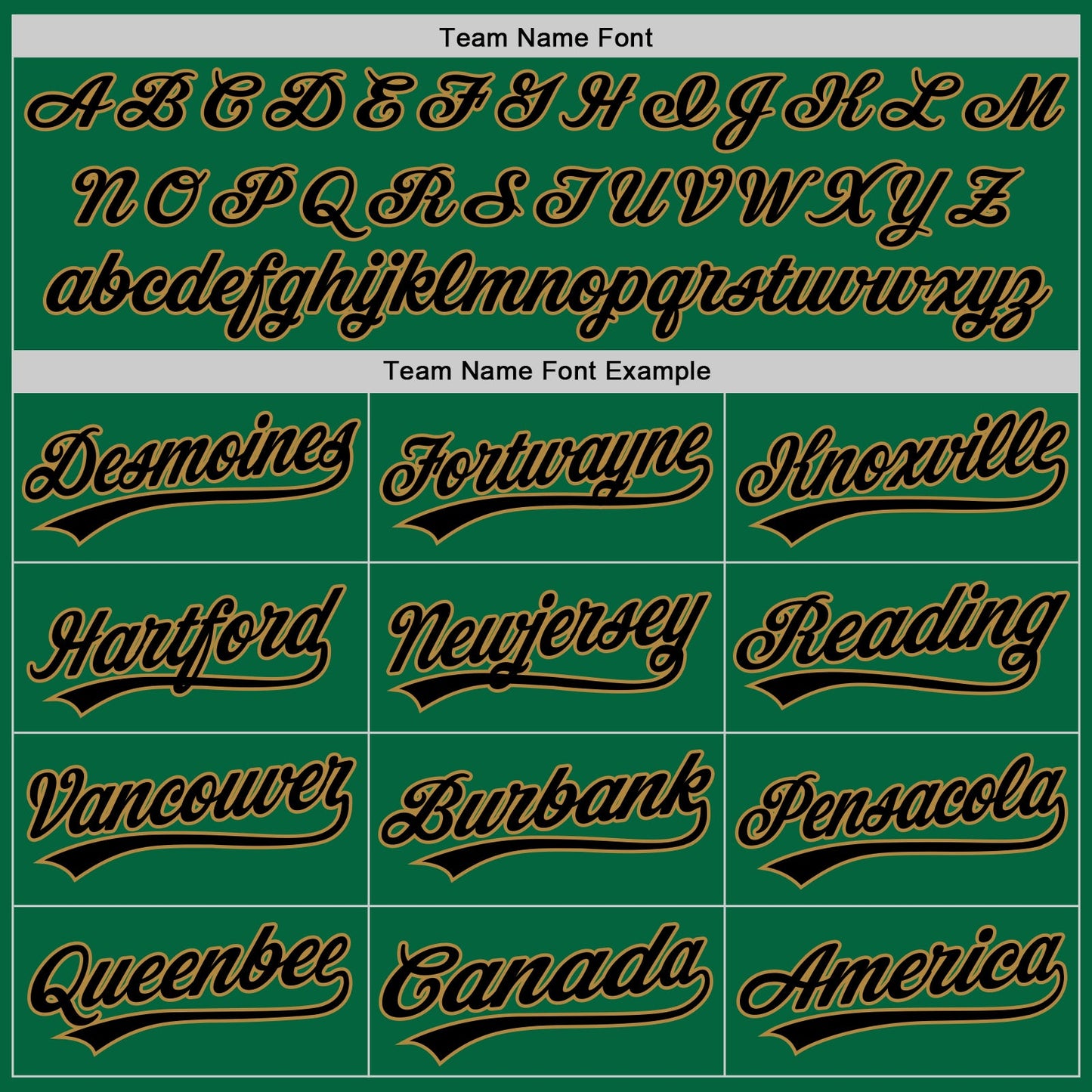 Custom Kelly Green Black-Old Gold Authentic Baseball Jersey view 4