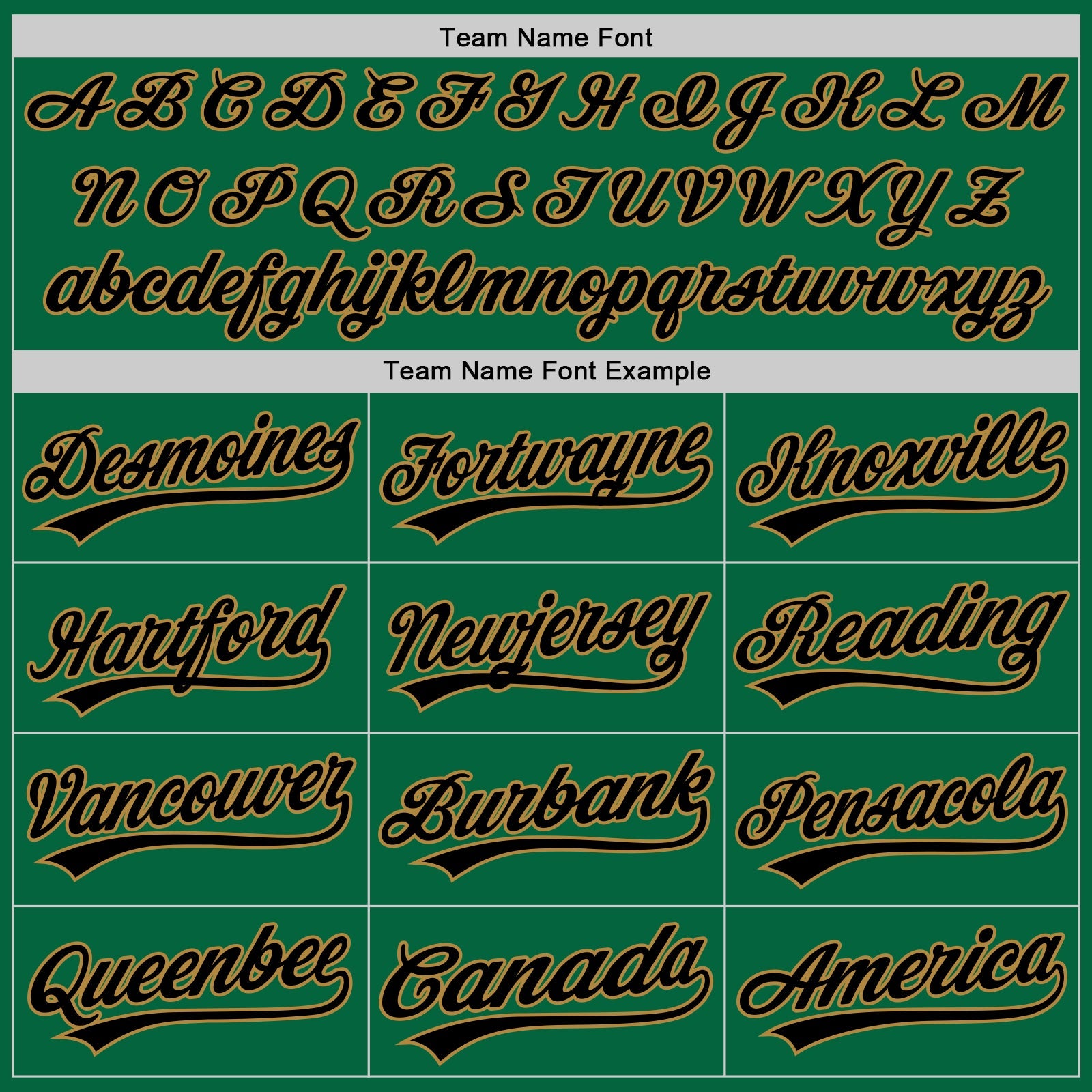 Custom Kelly Green Black-Old Gold Authentic Baseball Jersey view 4