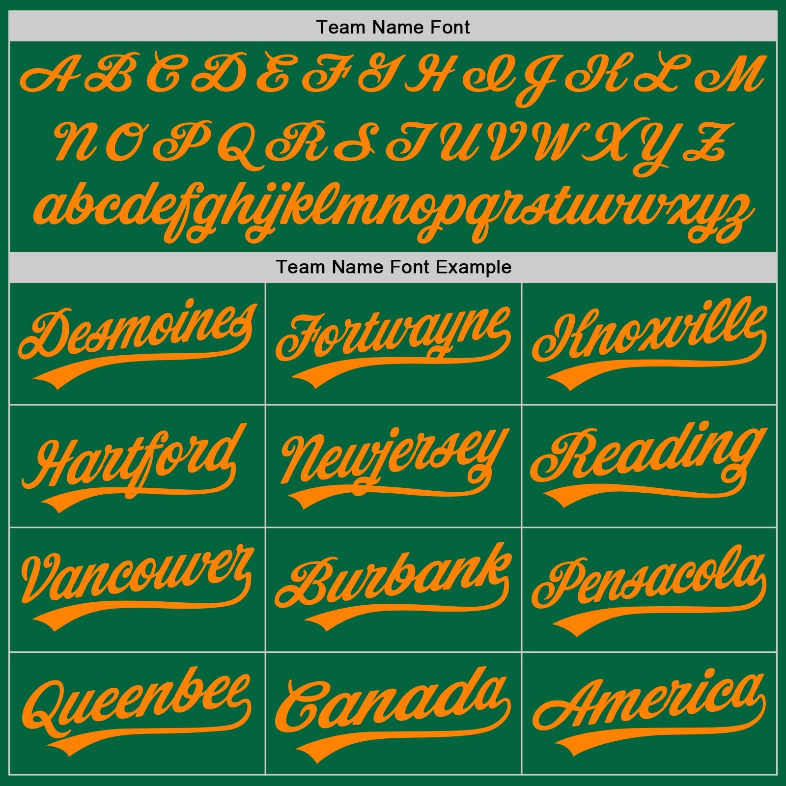 Custom Kelly Green Bay Orange Authentic Baseball Jersey view 4