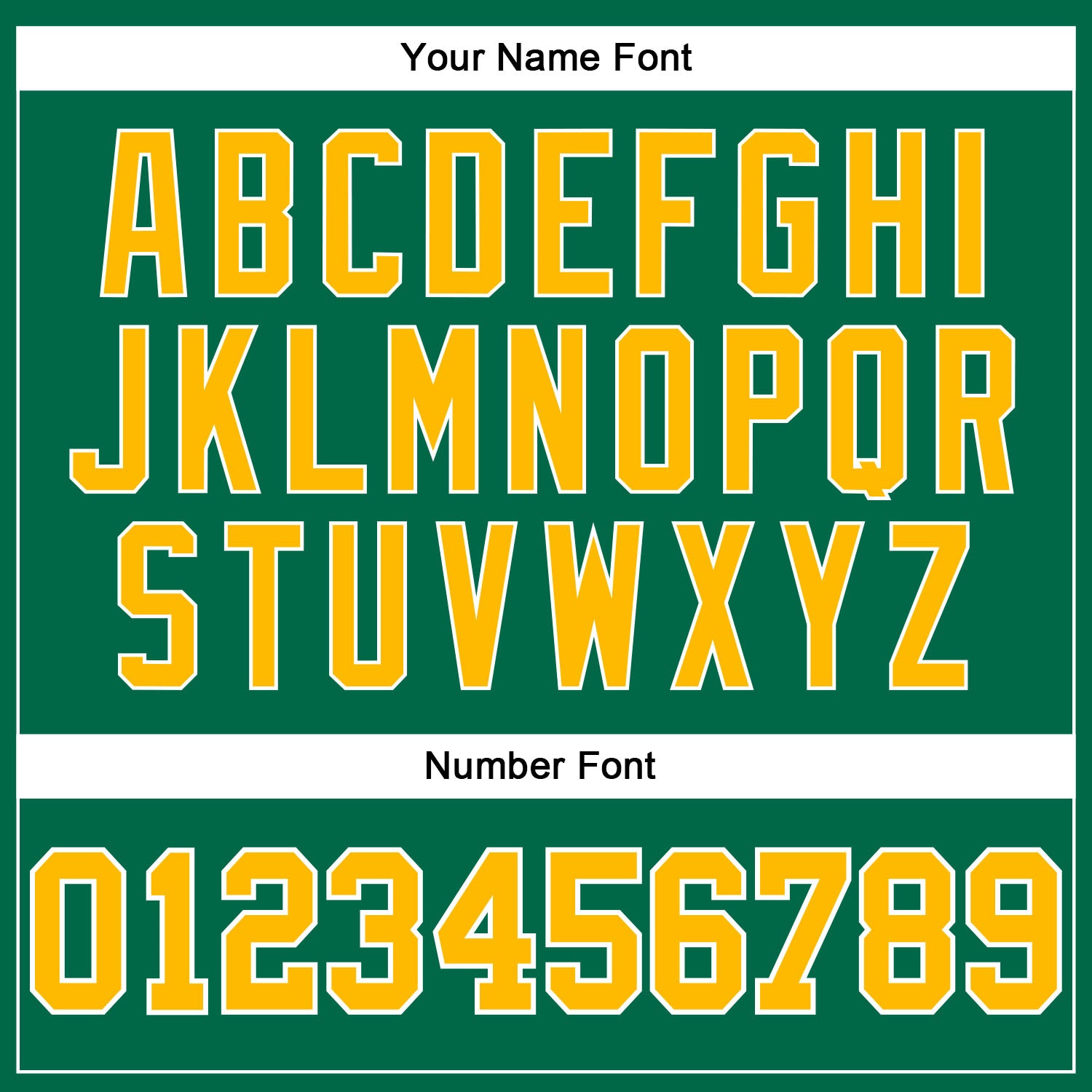Custom Kelly Green Gold-White Authentic Throwback Basketball Jersey view 4