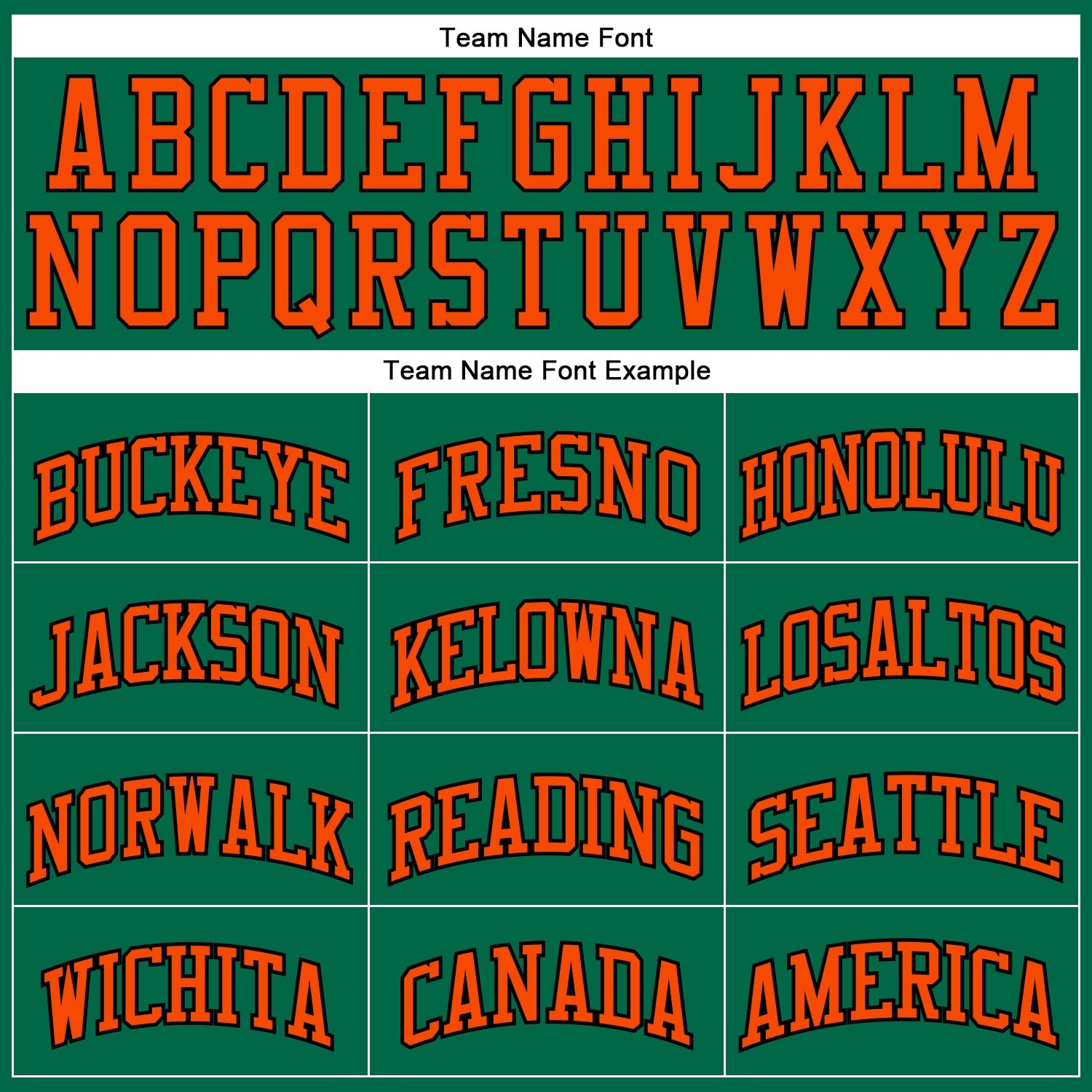 Custom Kelly Green Orange-Black Authentic Throwback Basketball Jersey view 3