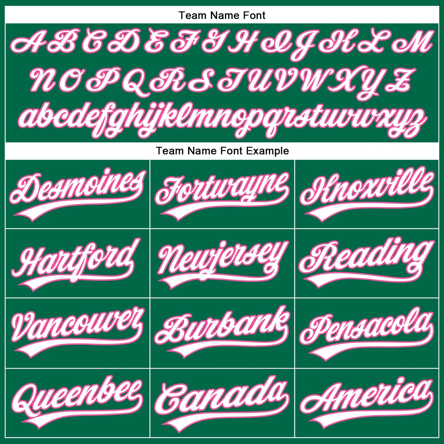Custom Kelly Green White Pinstripe Pink Authentic Baseball Jersey view 4