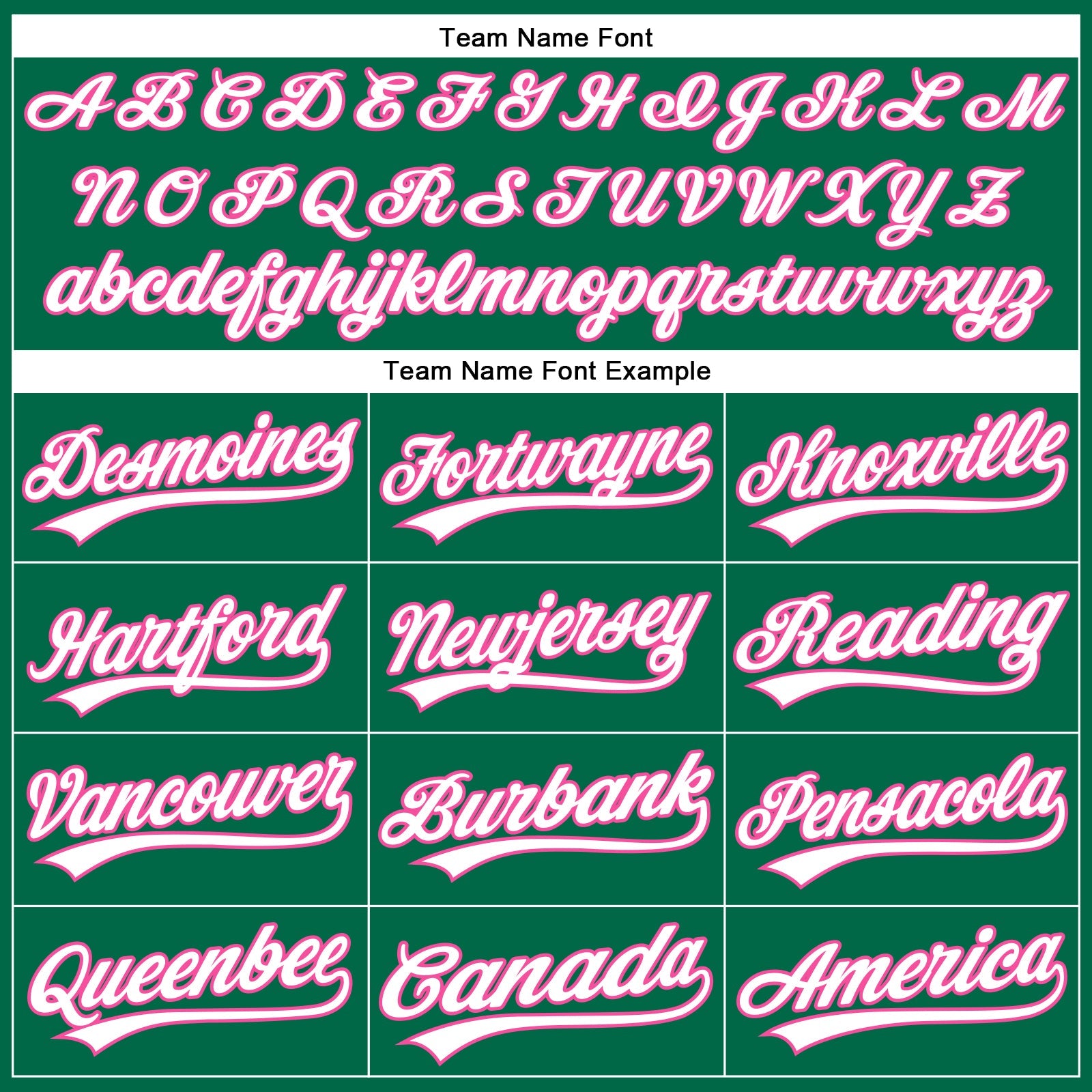 Custom Kelly Green White Pinstripe Pink Authentic Baseball Jersey view 4