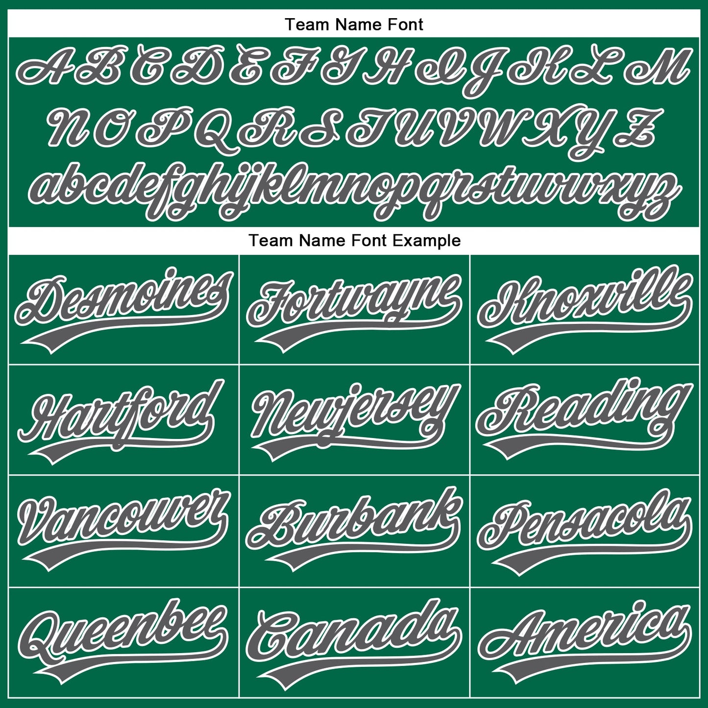 Custom Kelly Green White Pinstripe Steel Gray Authentic Baseball Jersey view 4