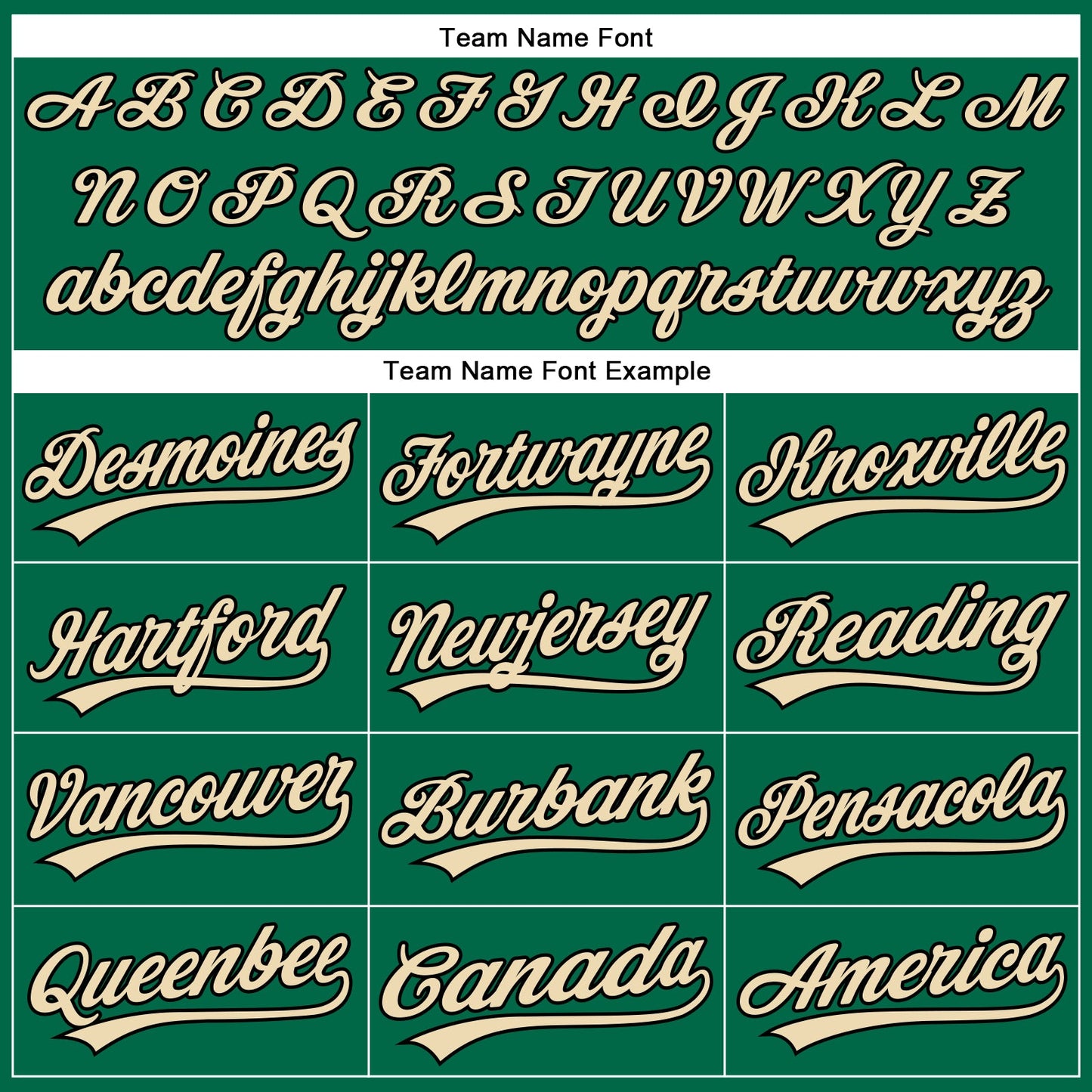 Custom Kelly Green Black Pinstripe City Cream Authentic Baseball Jersey view 4