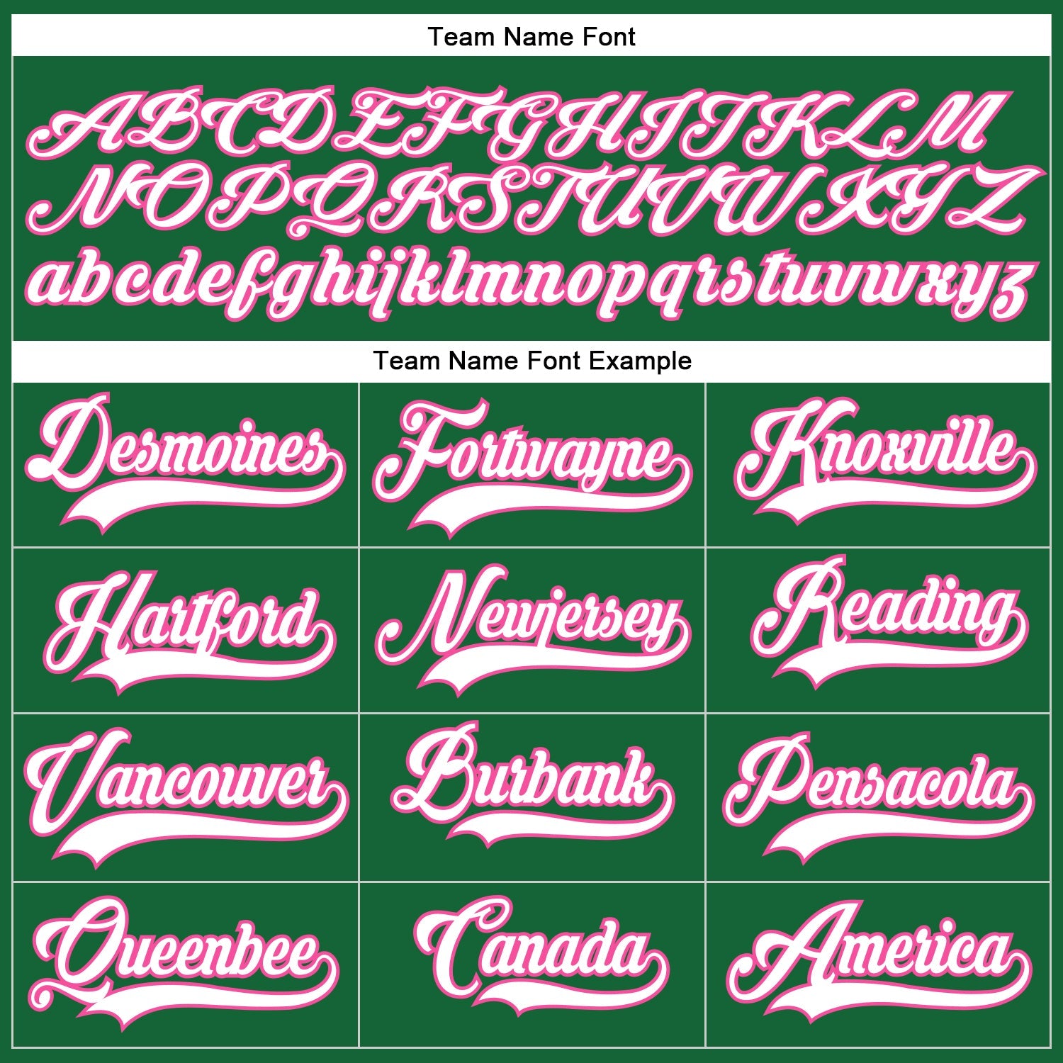 Custom Kelly Green White-Pink Hockey Lace Neck Jersey view 4