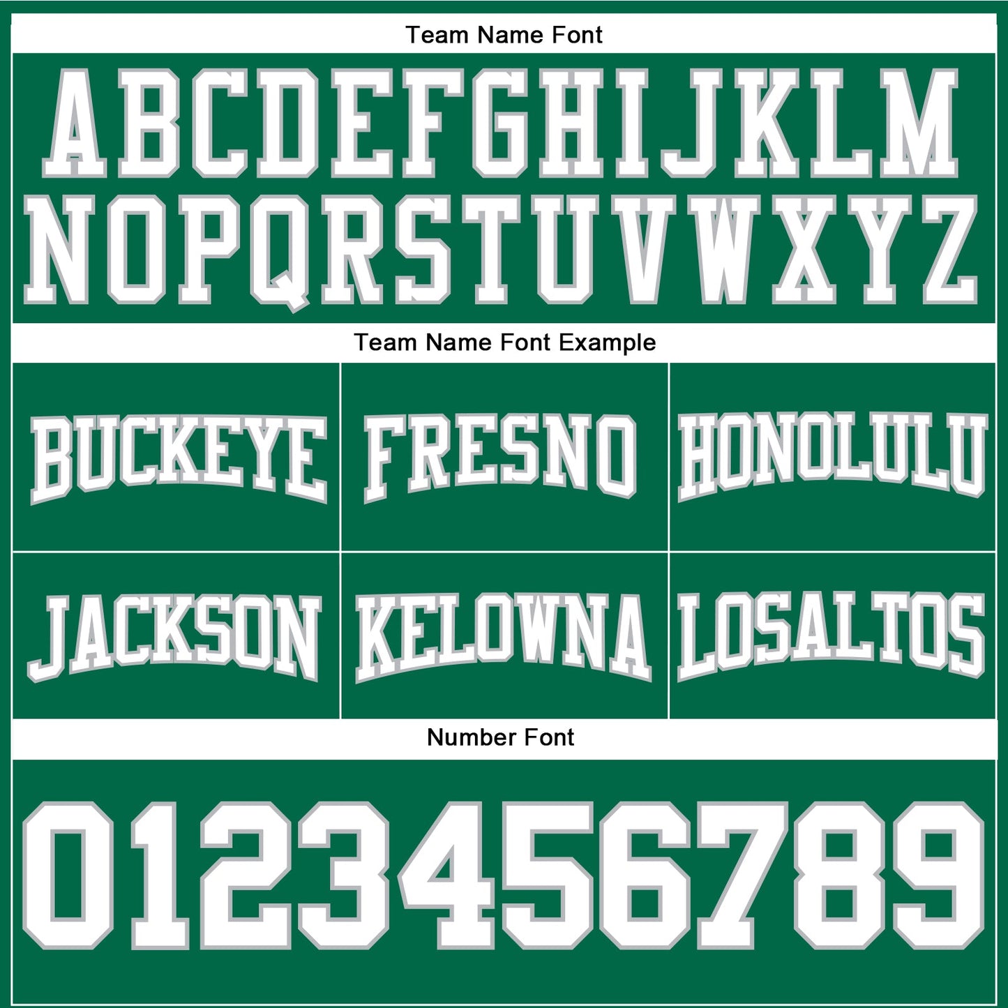 Custom Stitched Kelly Green White-Gray Football Pullover Sweatshirt Hoodie view 3