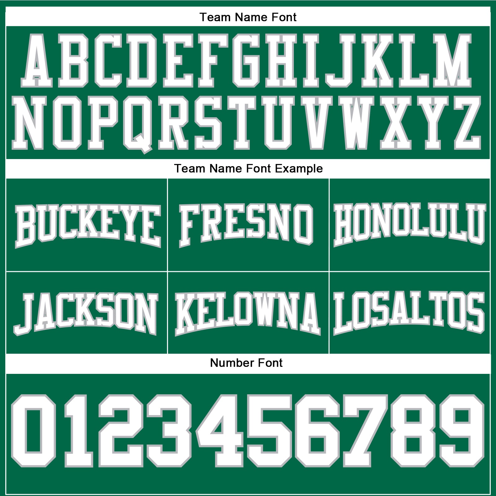 Custom Stitched Kelly Green White-Gray Football Pullover Sweatshirt Hoodie view 3
