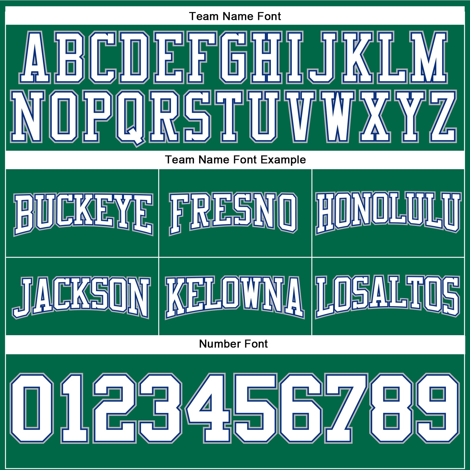 Custom Stitched Kelly Green White Royal-Gray Football Pullover Sweatshirt Hoodie view 3