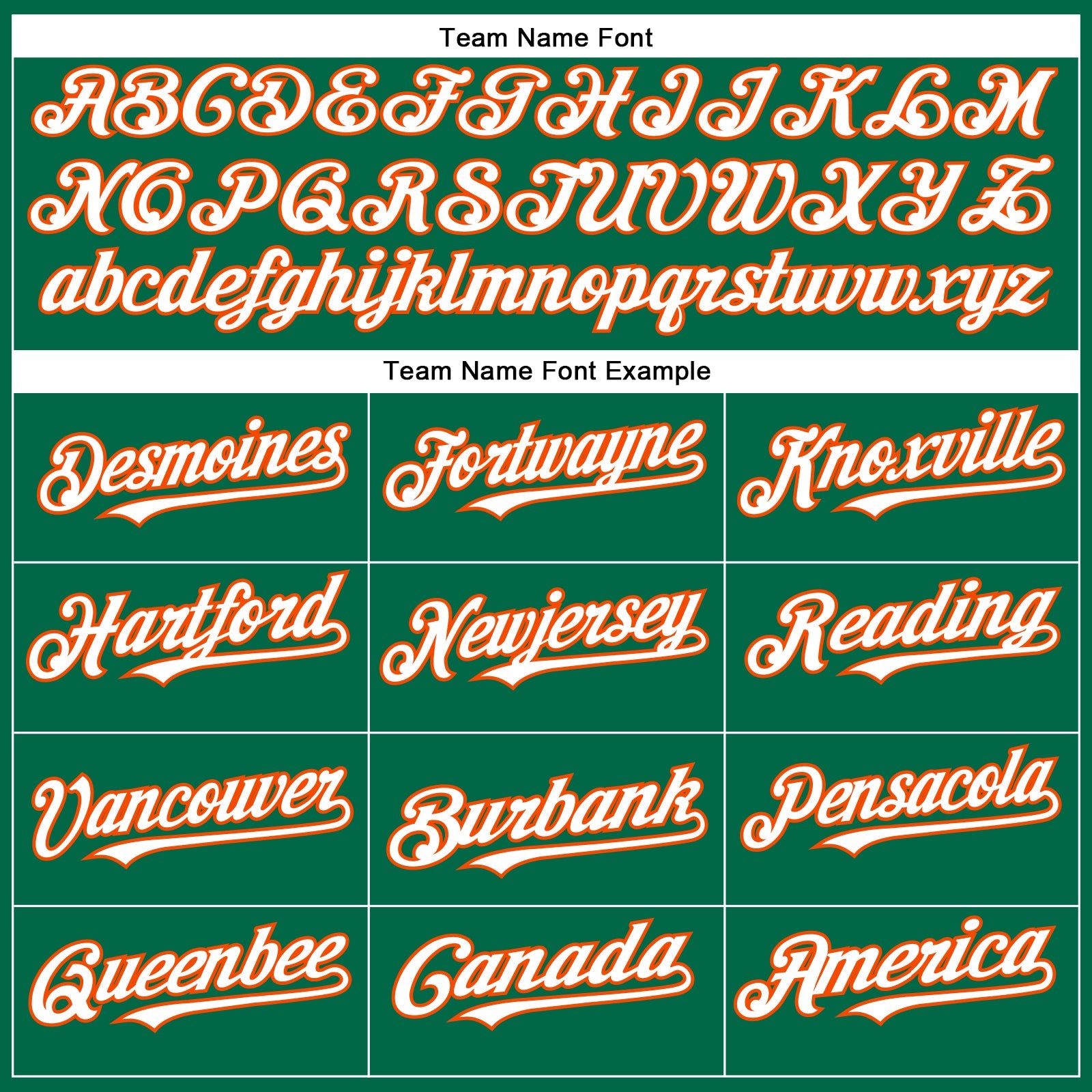 Custom Kelly Green White-Orange Authentic Baseball Jersey view 4
