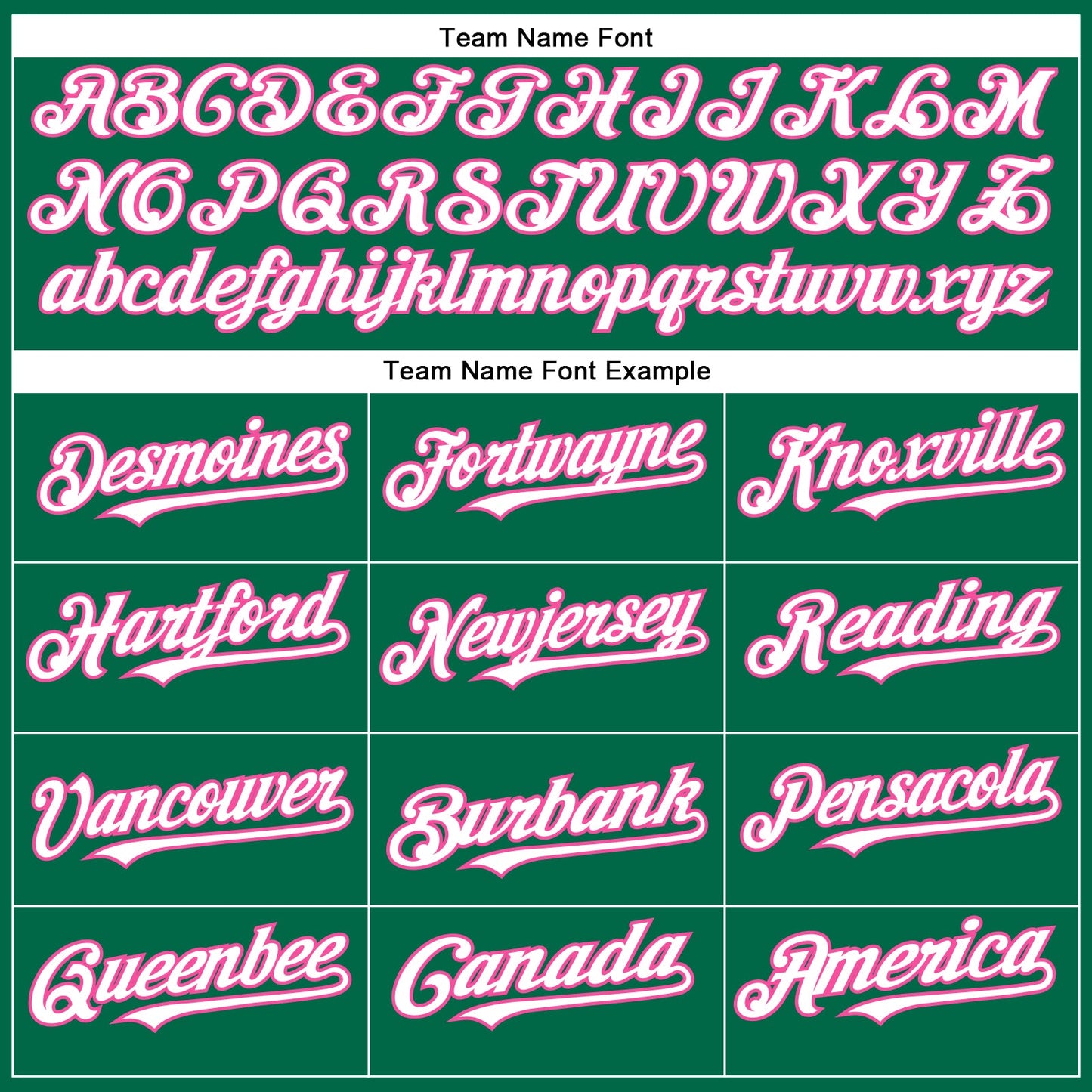Custom Kelly Green White-Pink Authentic Baseball Jersey view 4