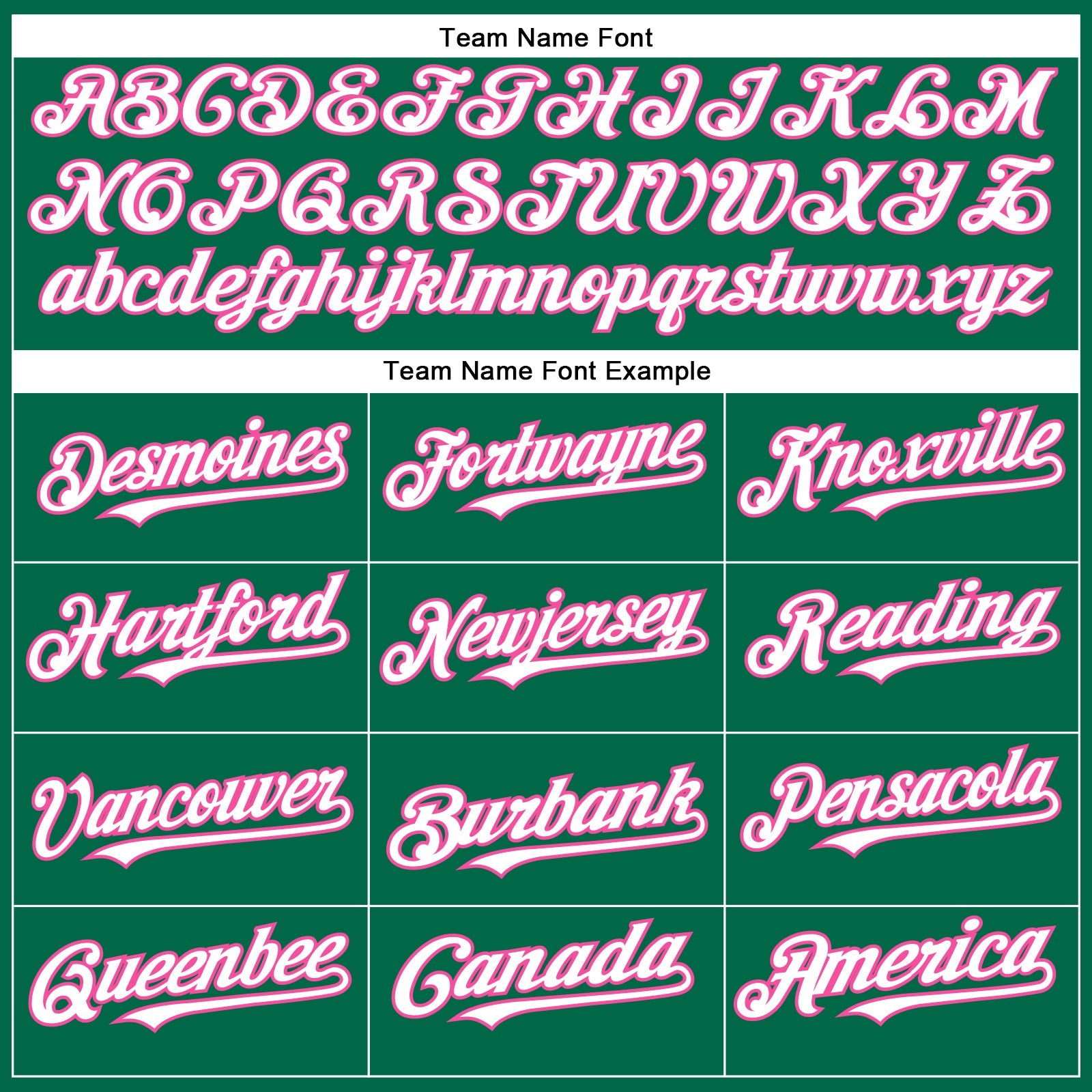 Custom Kelly Green White-Pink Authentic Baseball Jersey view 4