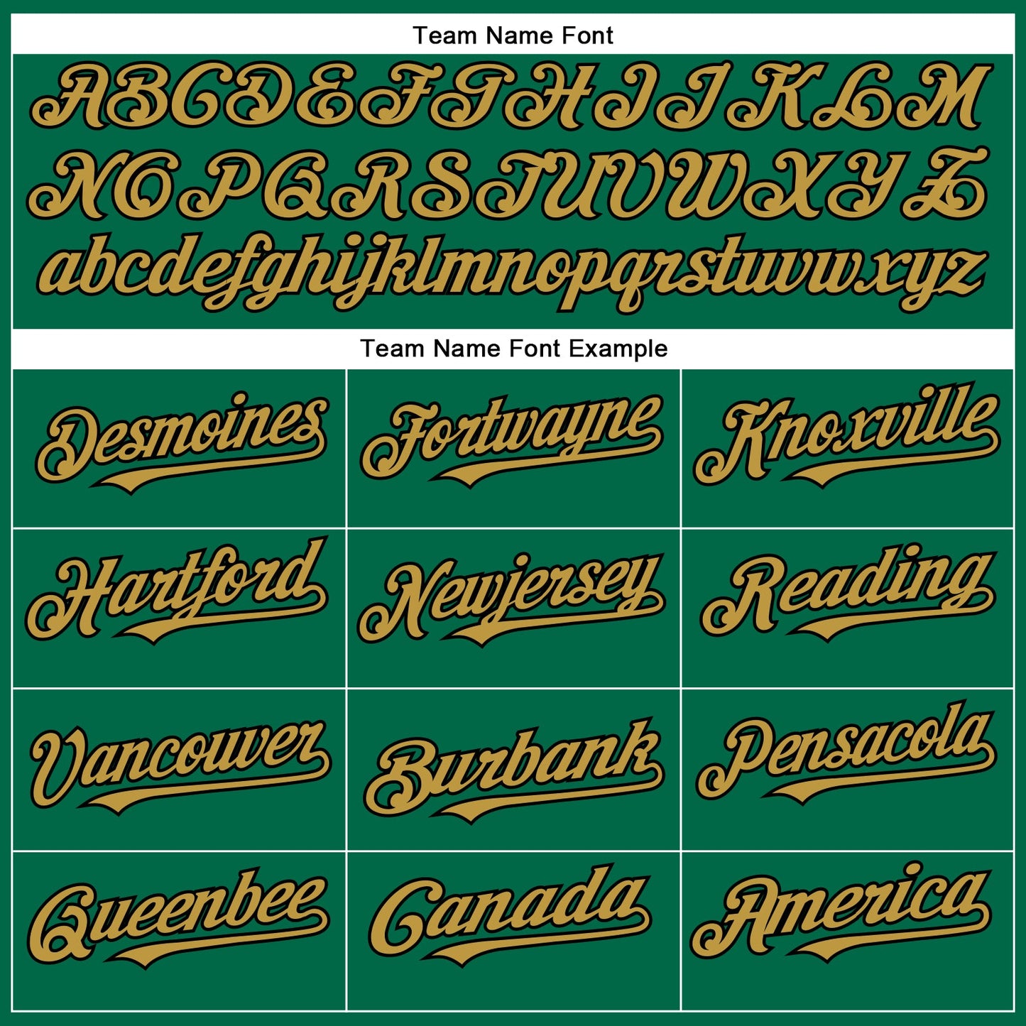 Custom Kelly Green Old Gold-Black Authentic Baseball Jersey view 4