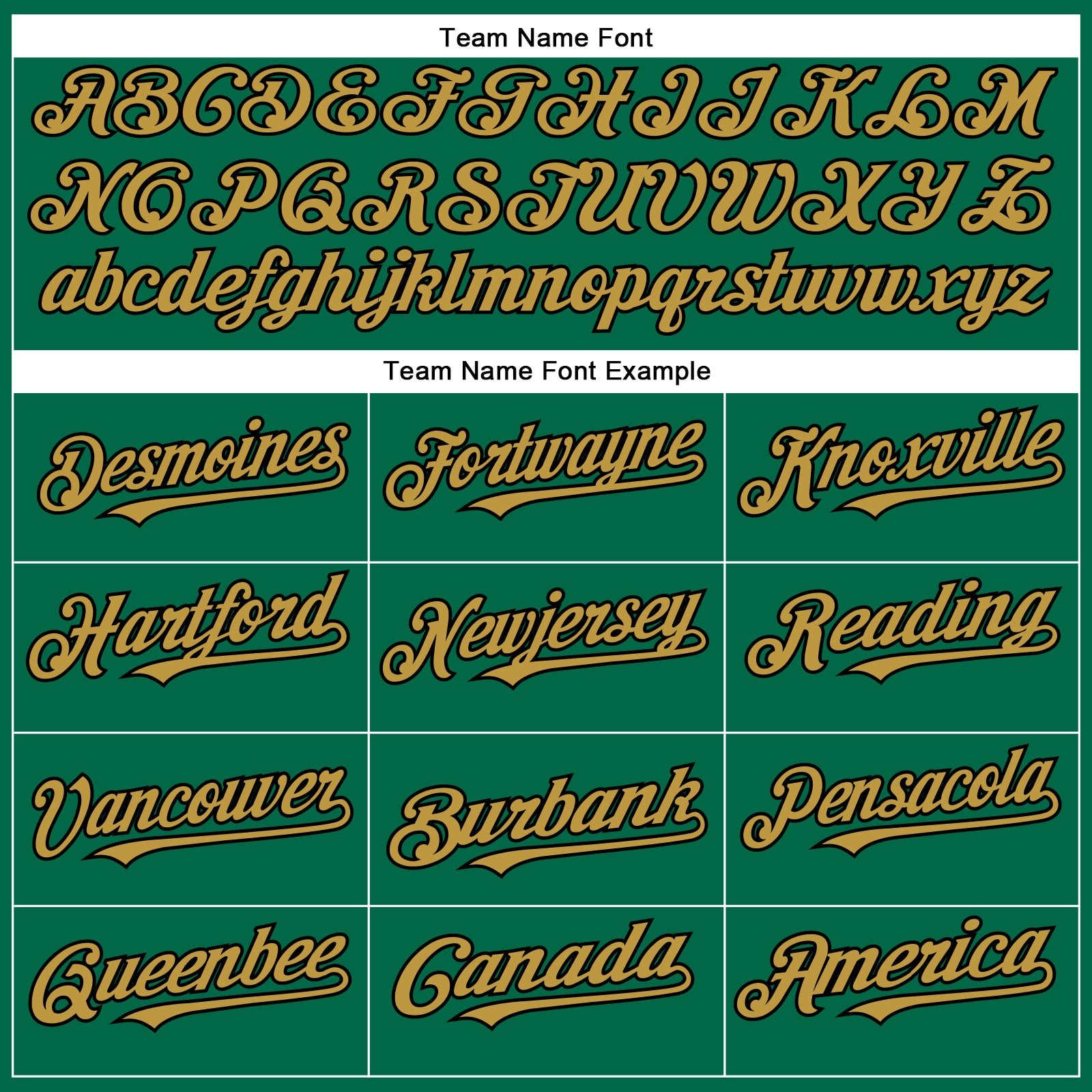 Custom Kelly Green Old Gold-Black Authentic Baseball Jersey view 4
