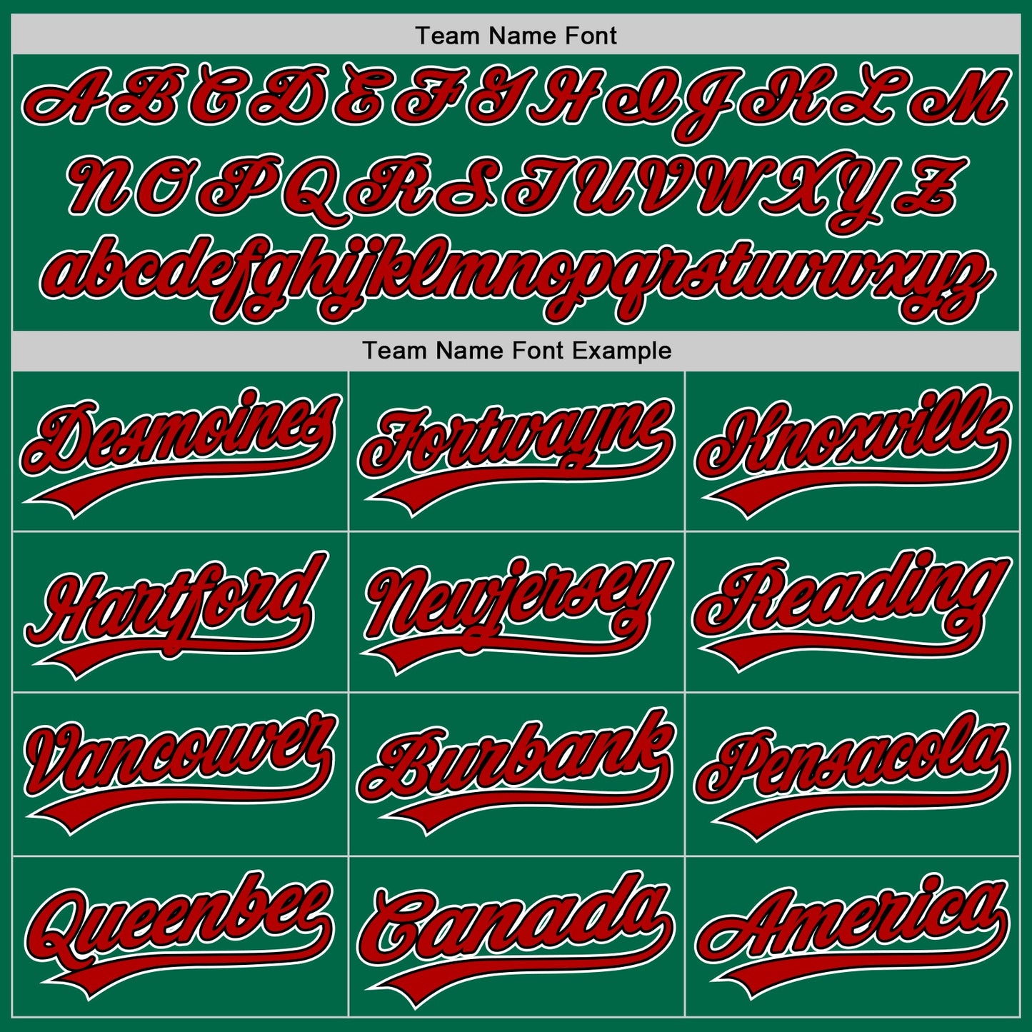 Custom Kelly Green Red-Black Authentic Throwback Baseball Jersey view 4