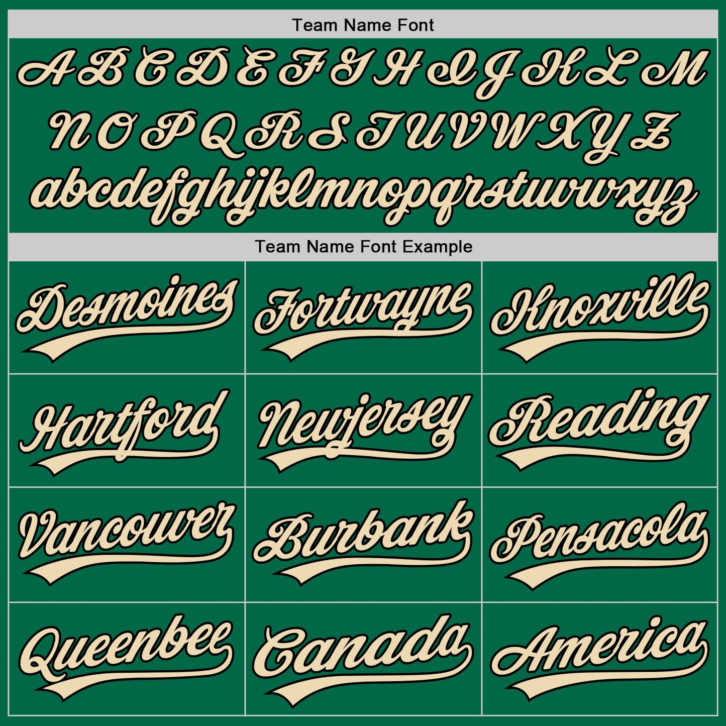 Custom Kelly Green Black-Cream Authentic Throwback Baseball Jersey view 4
