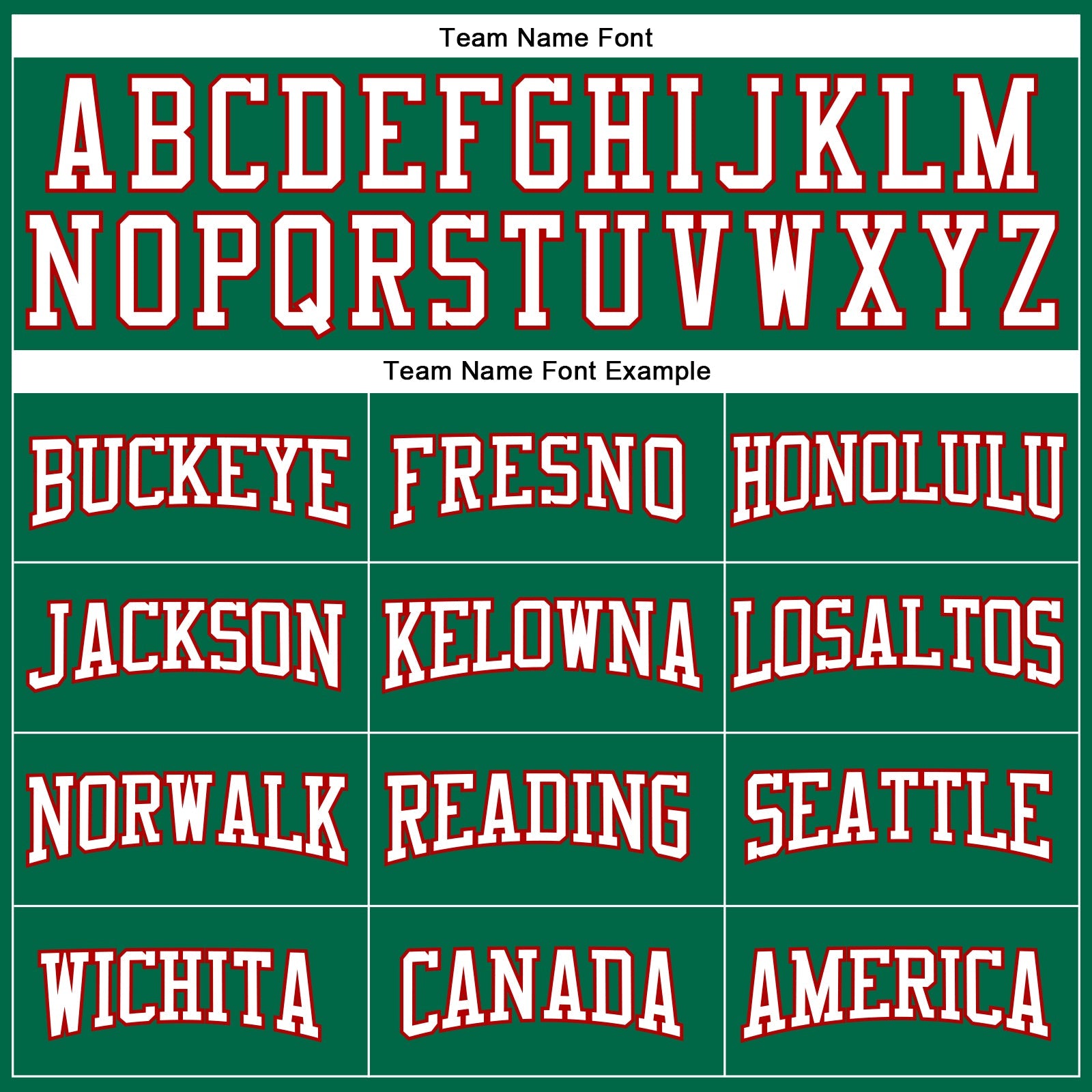 Custom Kelly Green White-Red Authentic Football Jersey view 4