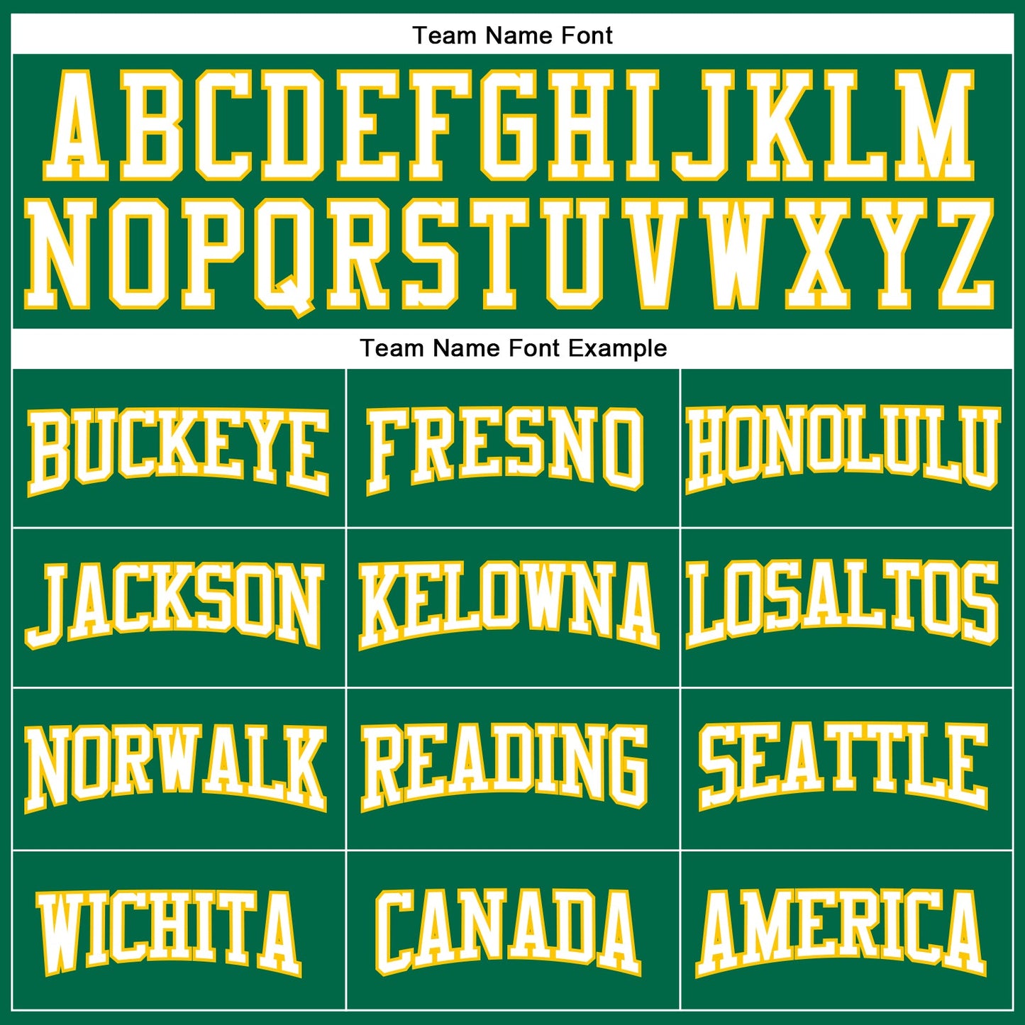 Custom Kelly Green White-Yellow Authentic Football Jersey view 4