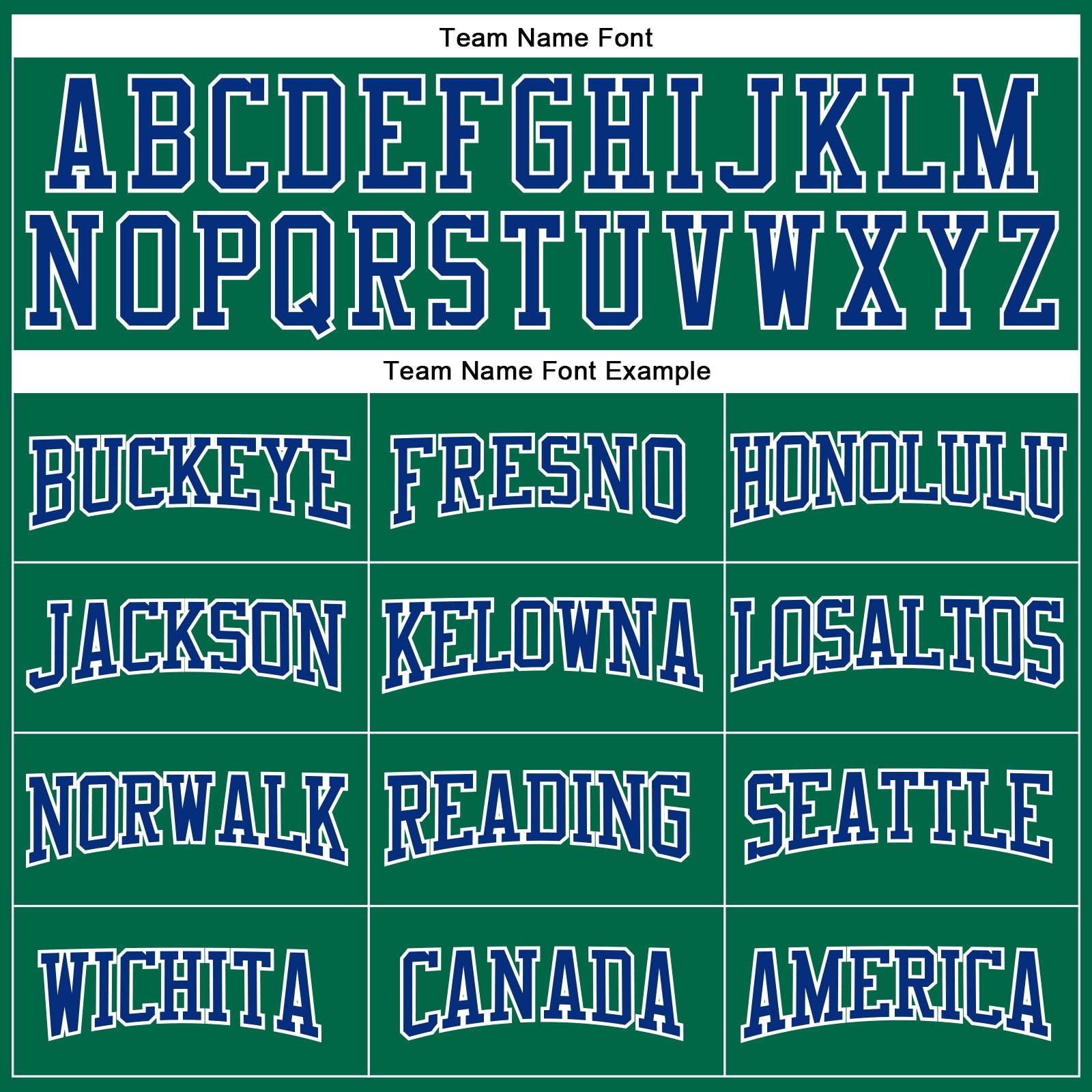 Custom Kelly Green Royal-White Authentic Football Jersey view 4