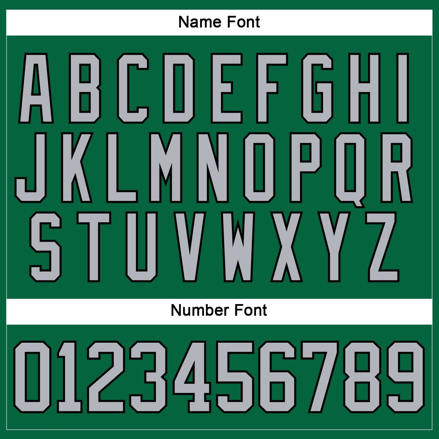 Custom Kelly Green Gray-Black Hockey Lace Neck Jersey view 5