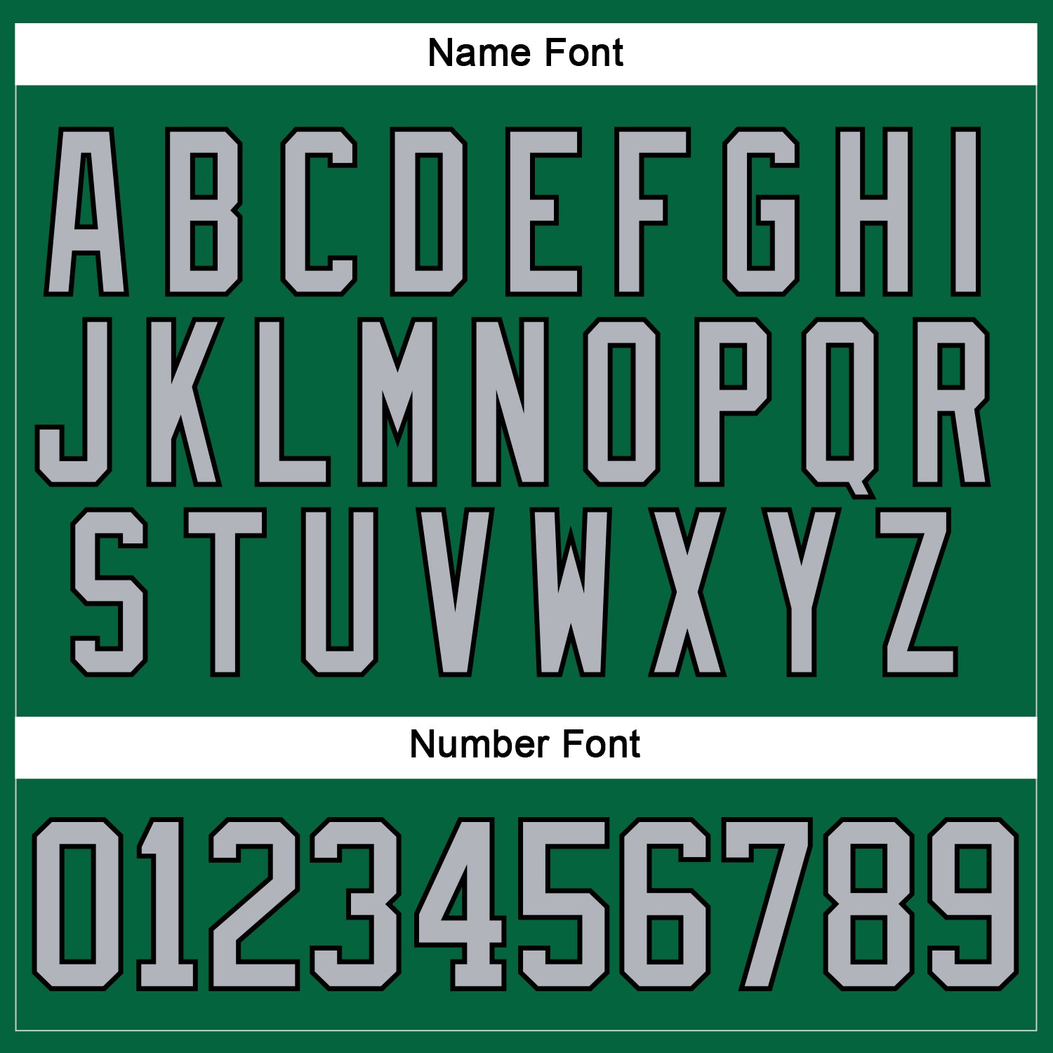 Custom Kelly Green Gray-Black Hockey Lace Neck Jersey view 5