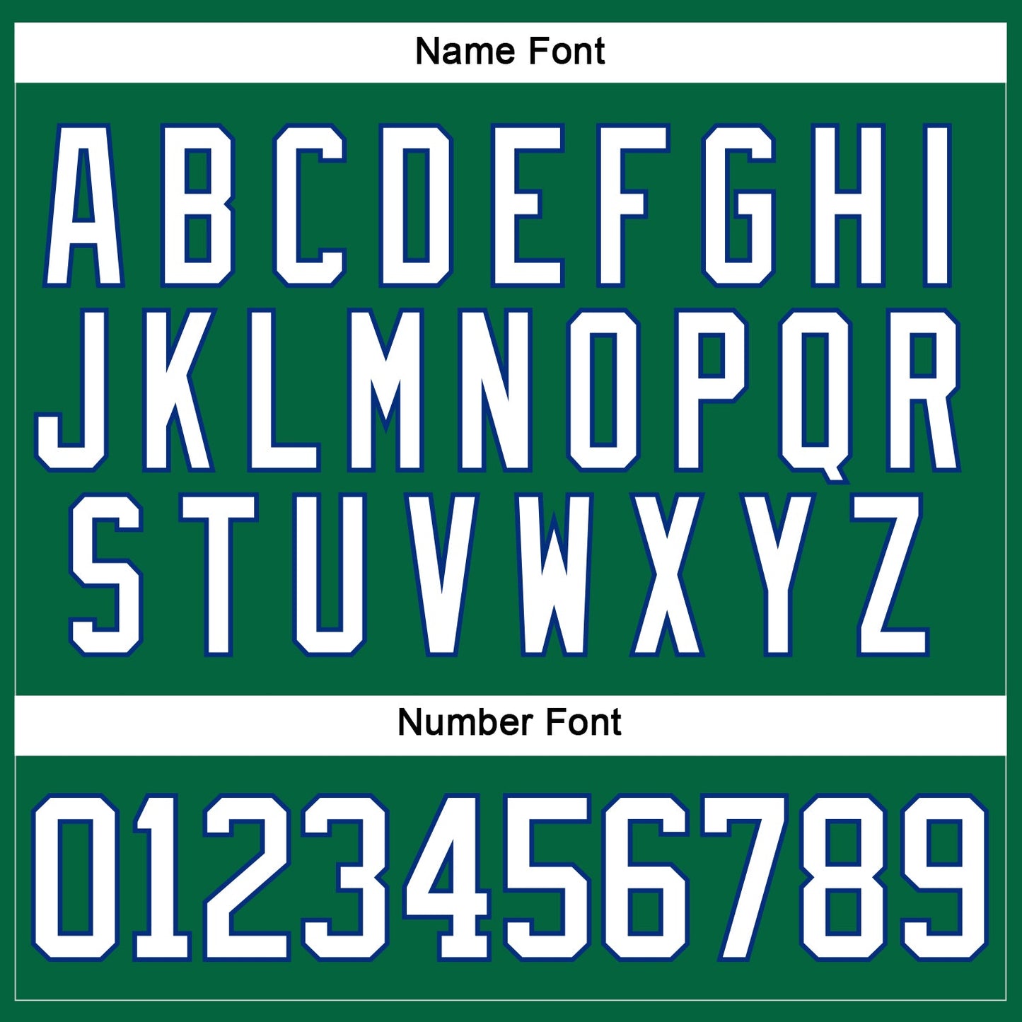 Custom Kelly Green White-Royal Hockey Lace Neck Jersey view 5