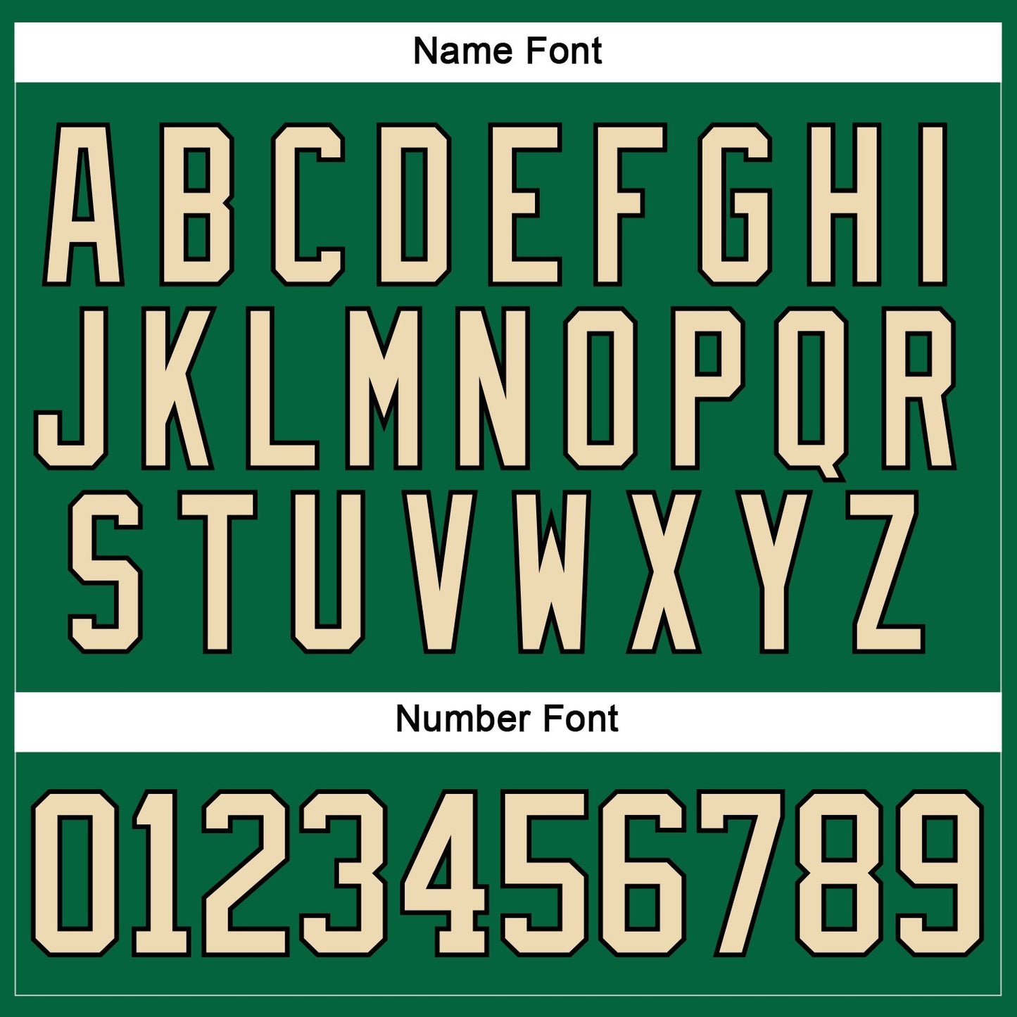 Custom Kelly Green Cream-Black Hockey Lace Neck Jersey view 5