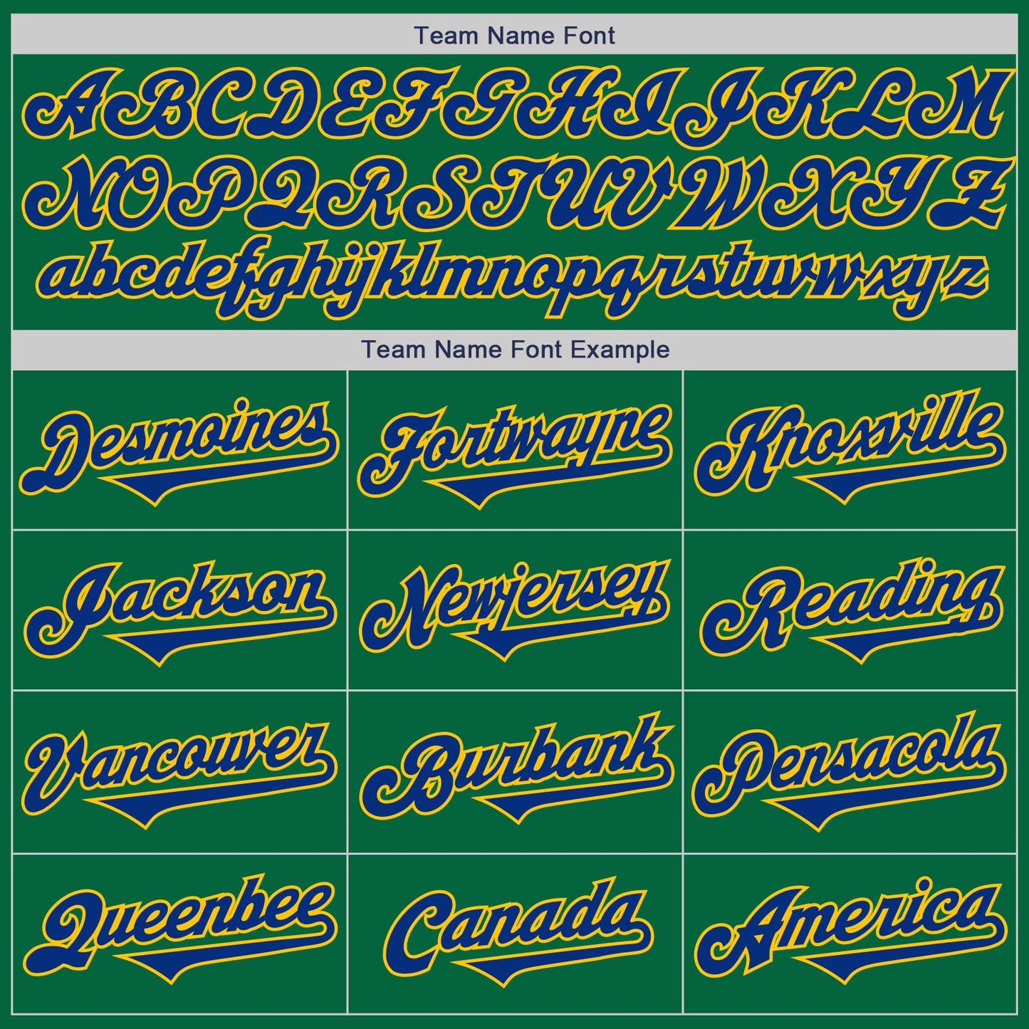 Custom Kelly Green Royal-Yellow Authentic Baseball Jersey view 4