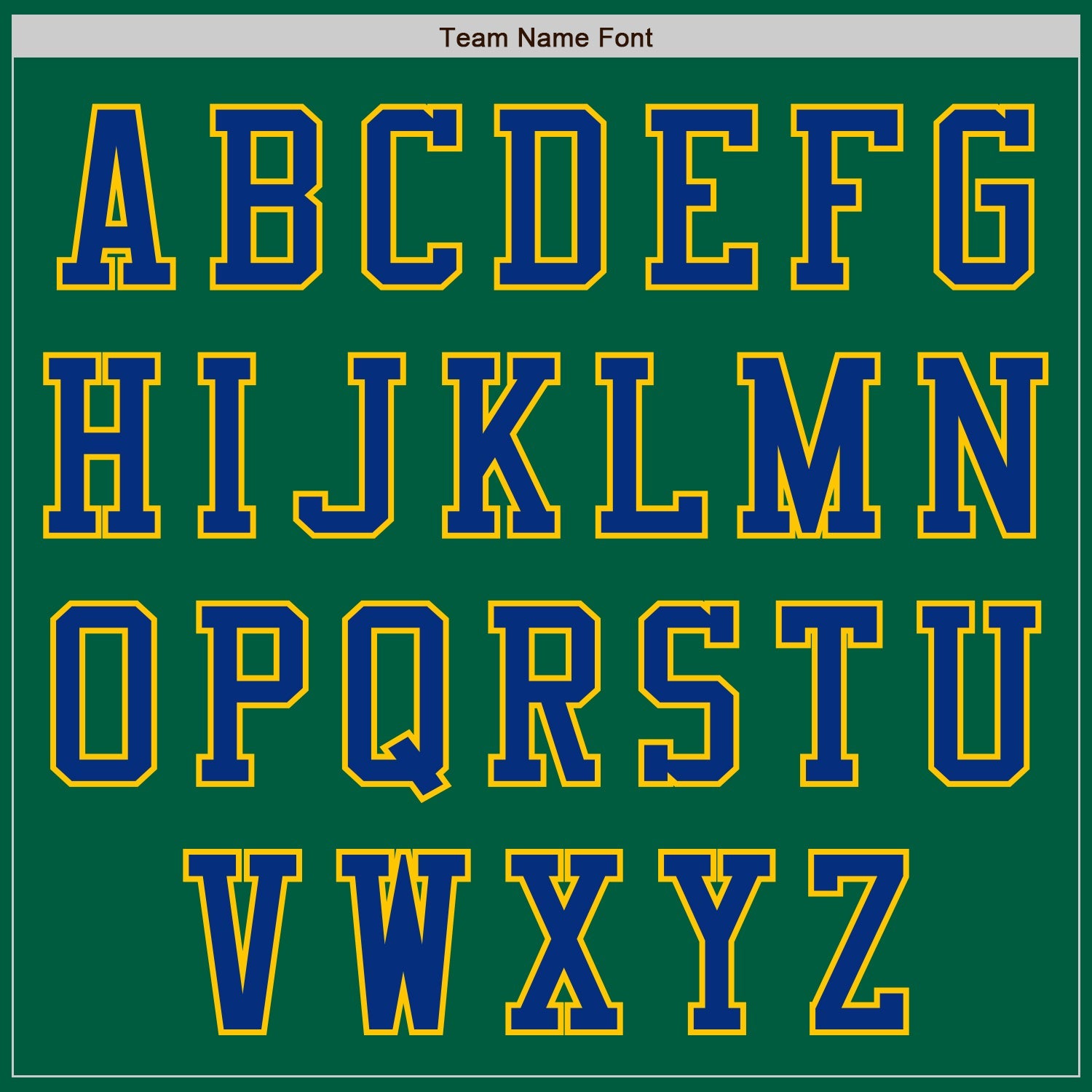 Custom Kelly Green Royal-Yellow Authentic Baseball Jersey view 3