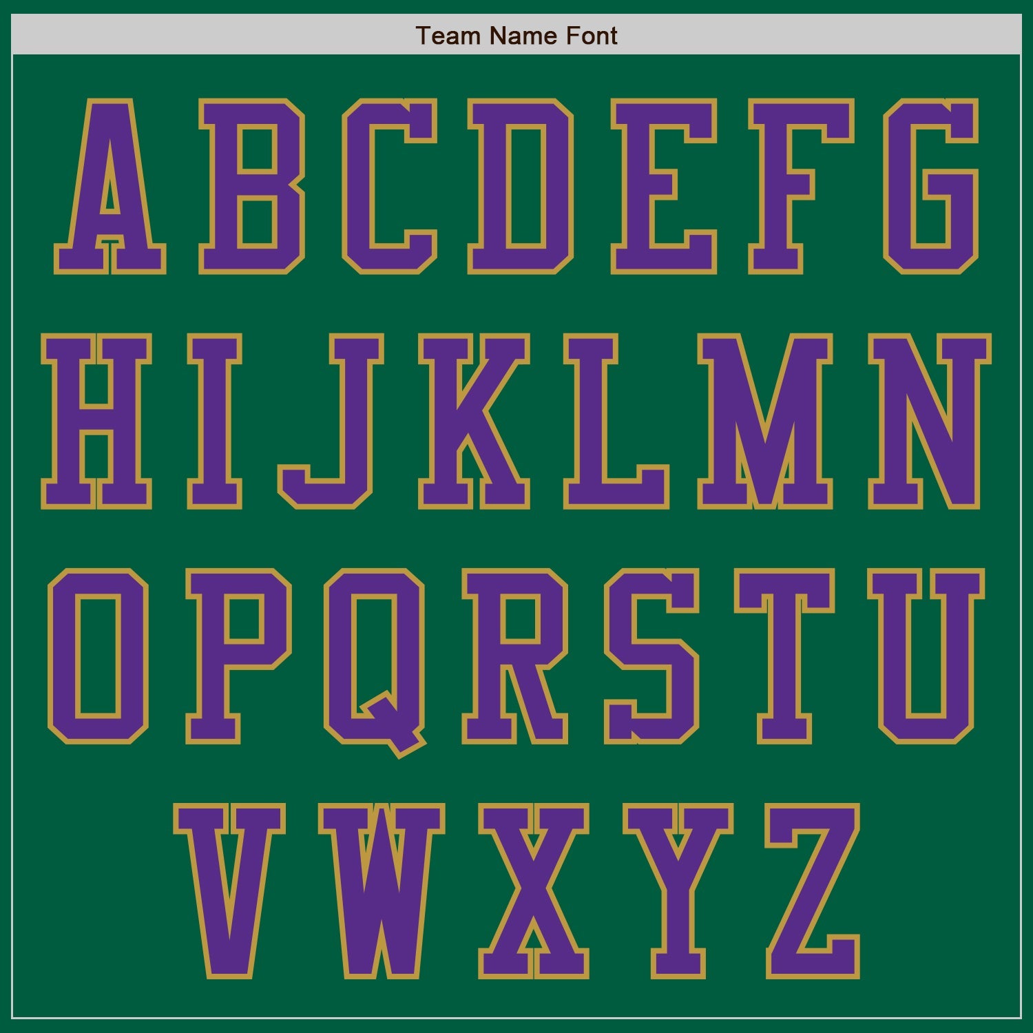 Custom Kelly Green Purple-Old Gold Authentic Baseball Jersey view 7