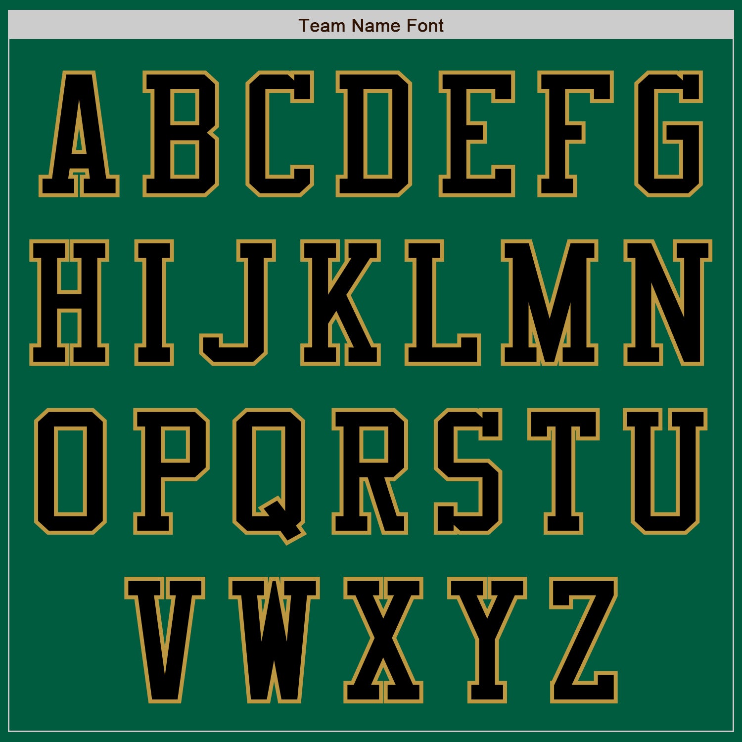 Custom Kelly Green Black-Old Gold Authentic Baseball Jersey view 3