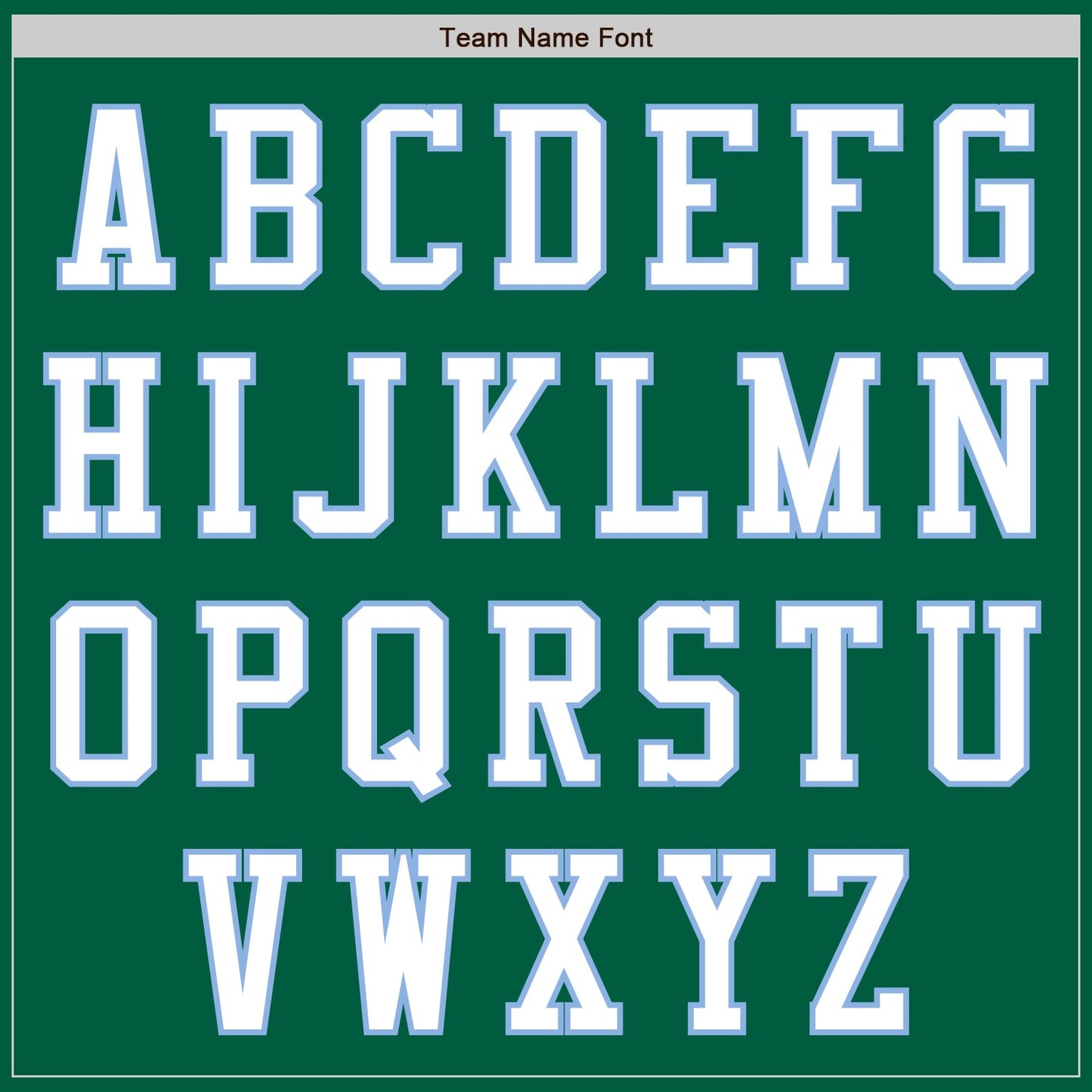 Custom Kelly Green White-Light Blue Authentic Baseball Jersey view 3
