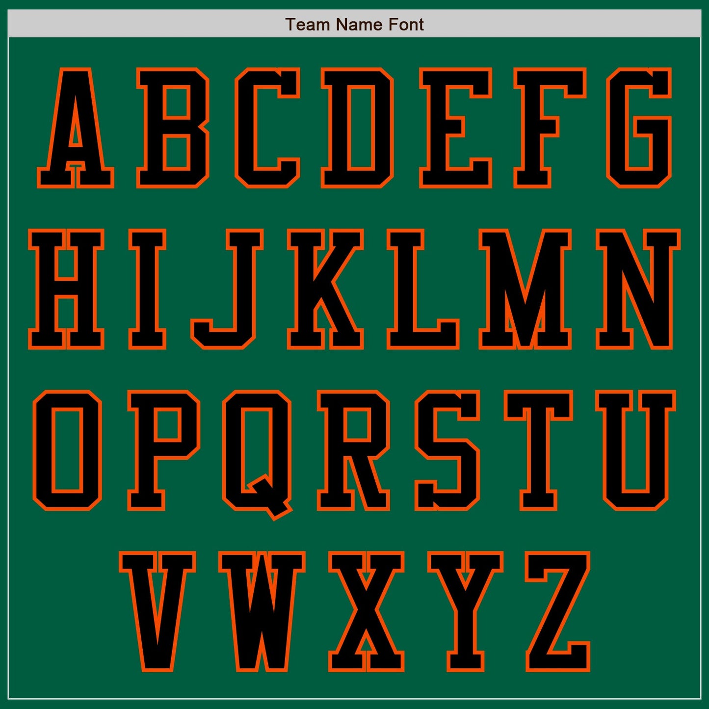 Custom Kelly Green Black-Orange Authentic Baseball Jersey view 3