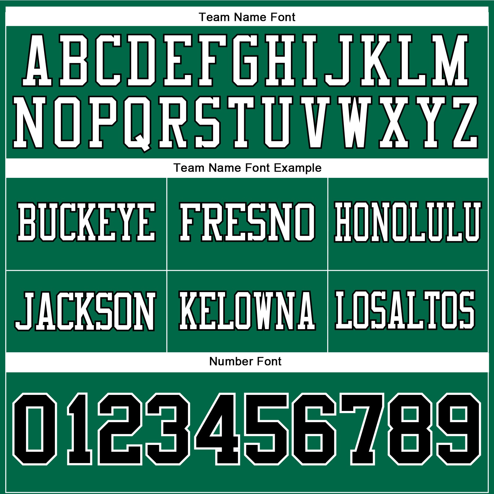 Custom Kelly Green Black-White Authentic Football Jersey view 4
