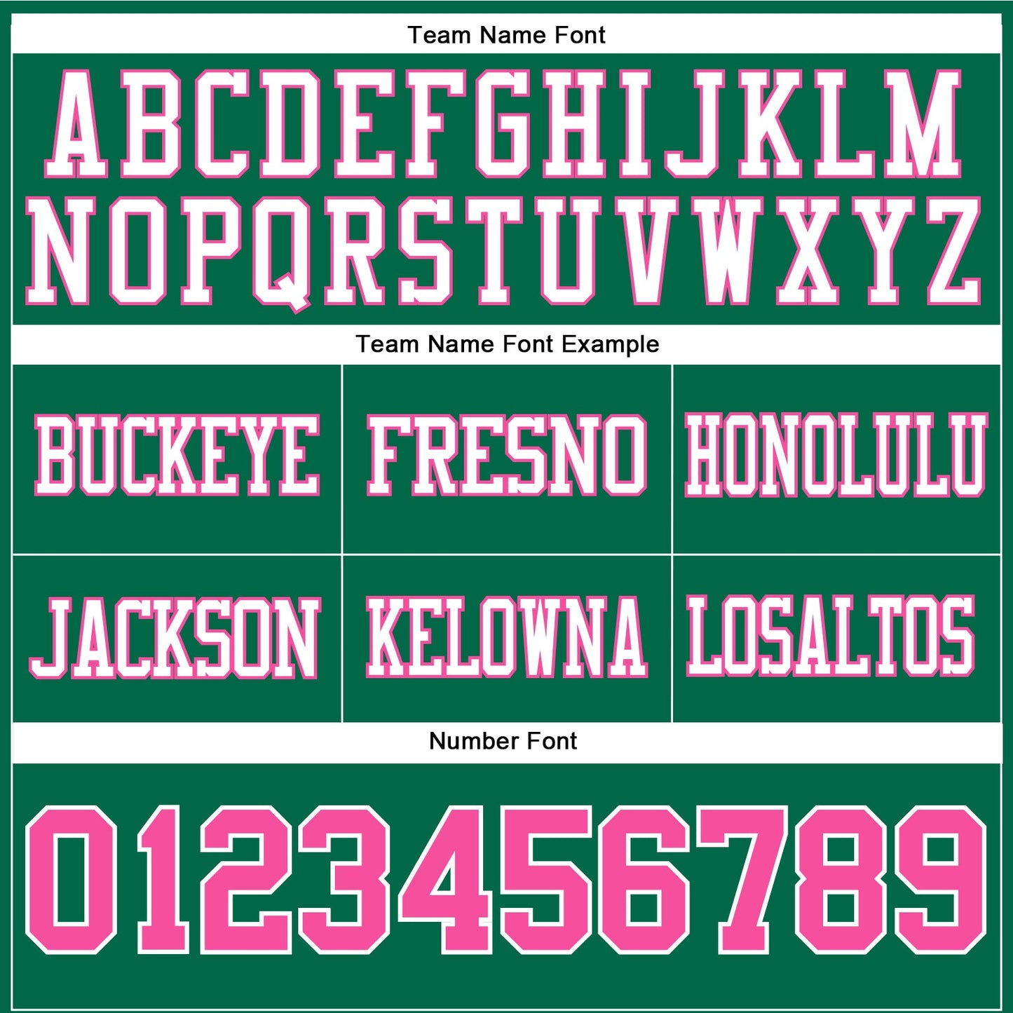 Custom Kelly Green Pink-White Authentic Football Jersey view 4