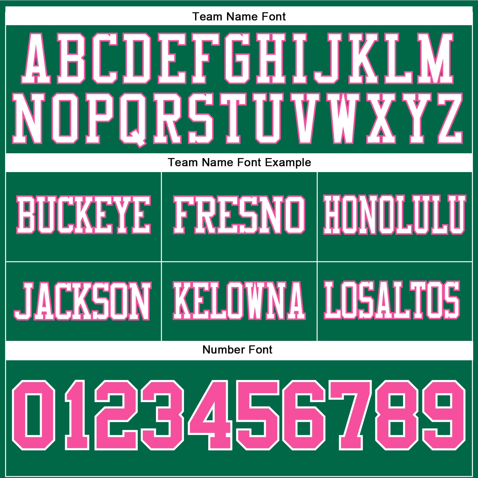 Custom Kelly Green Pink-White Authentic Football Jersey view 4