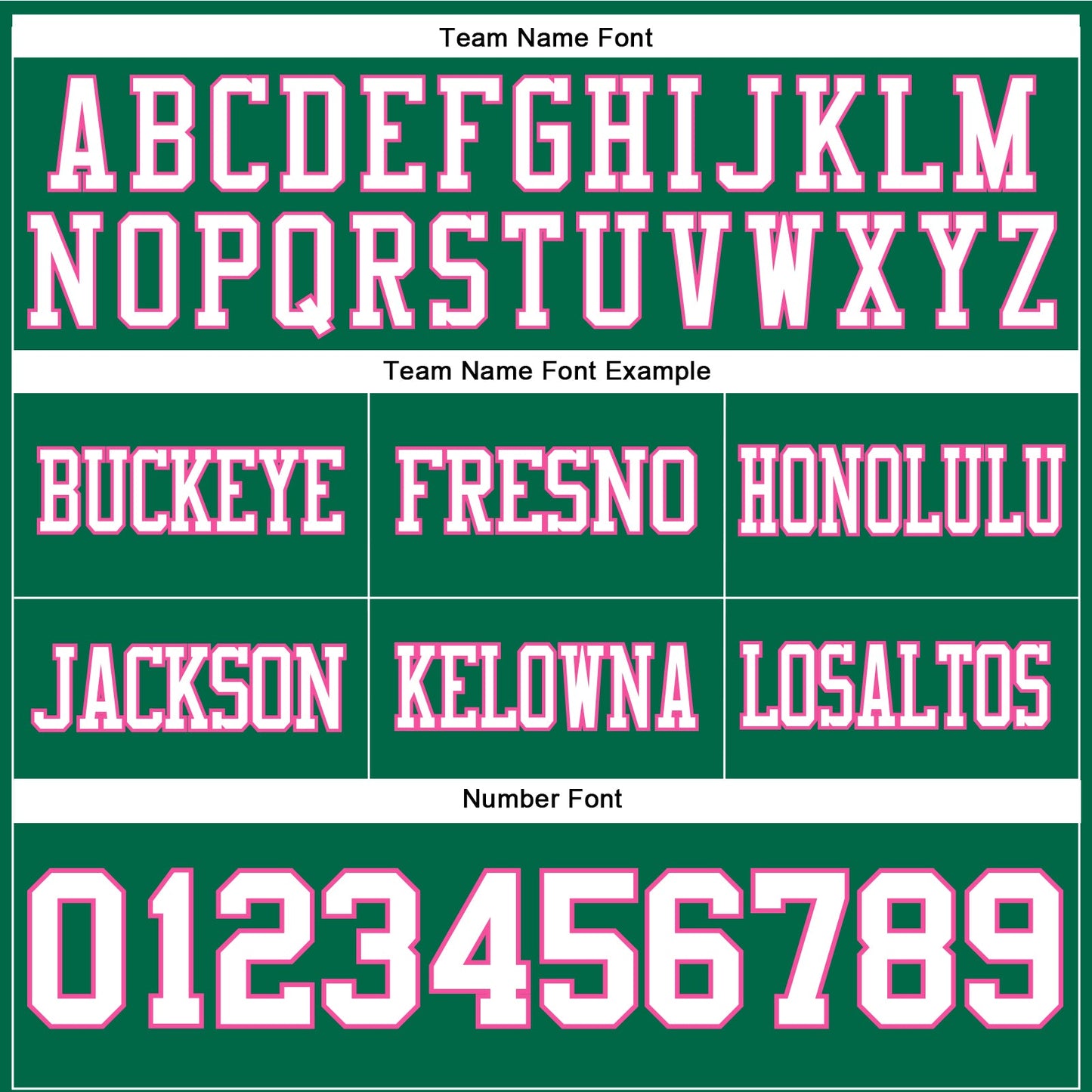 Custom Kelly Green White-Pink Authentic Football Jersey view 4