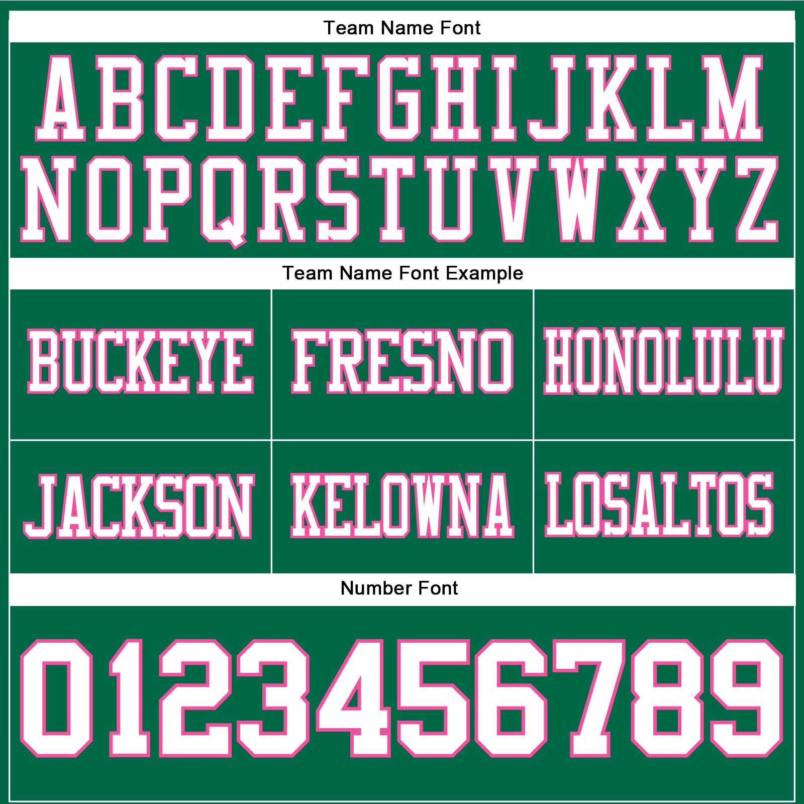 Custom Kelly Green White-Pink Authentic Football Jersey view 4