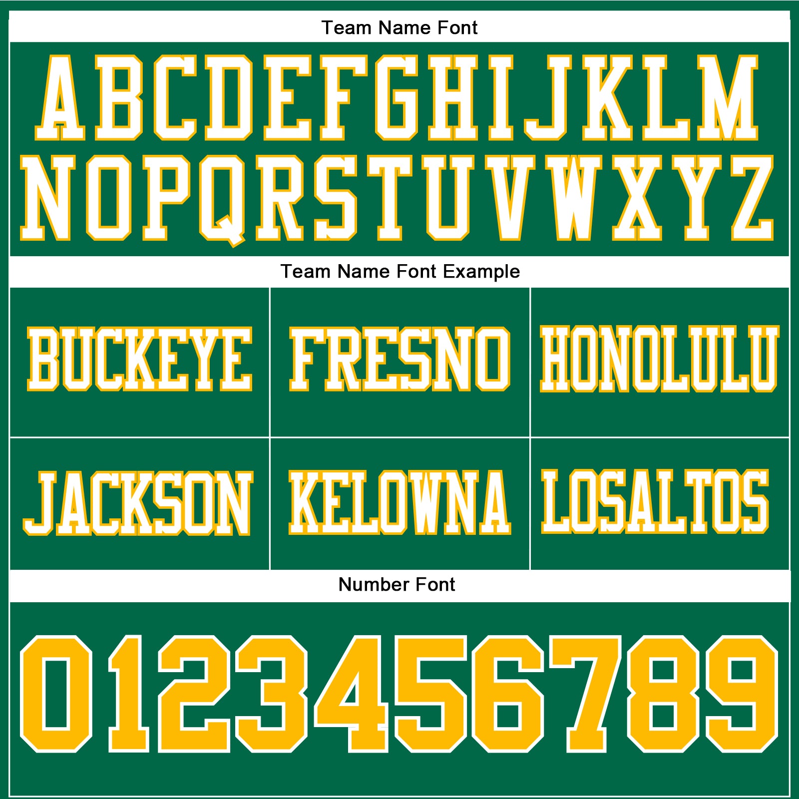 Custom Kelly Green Gold-White Authentic Football Jersey view 4