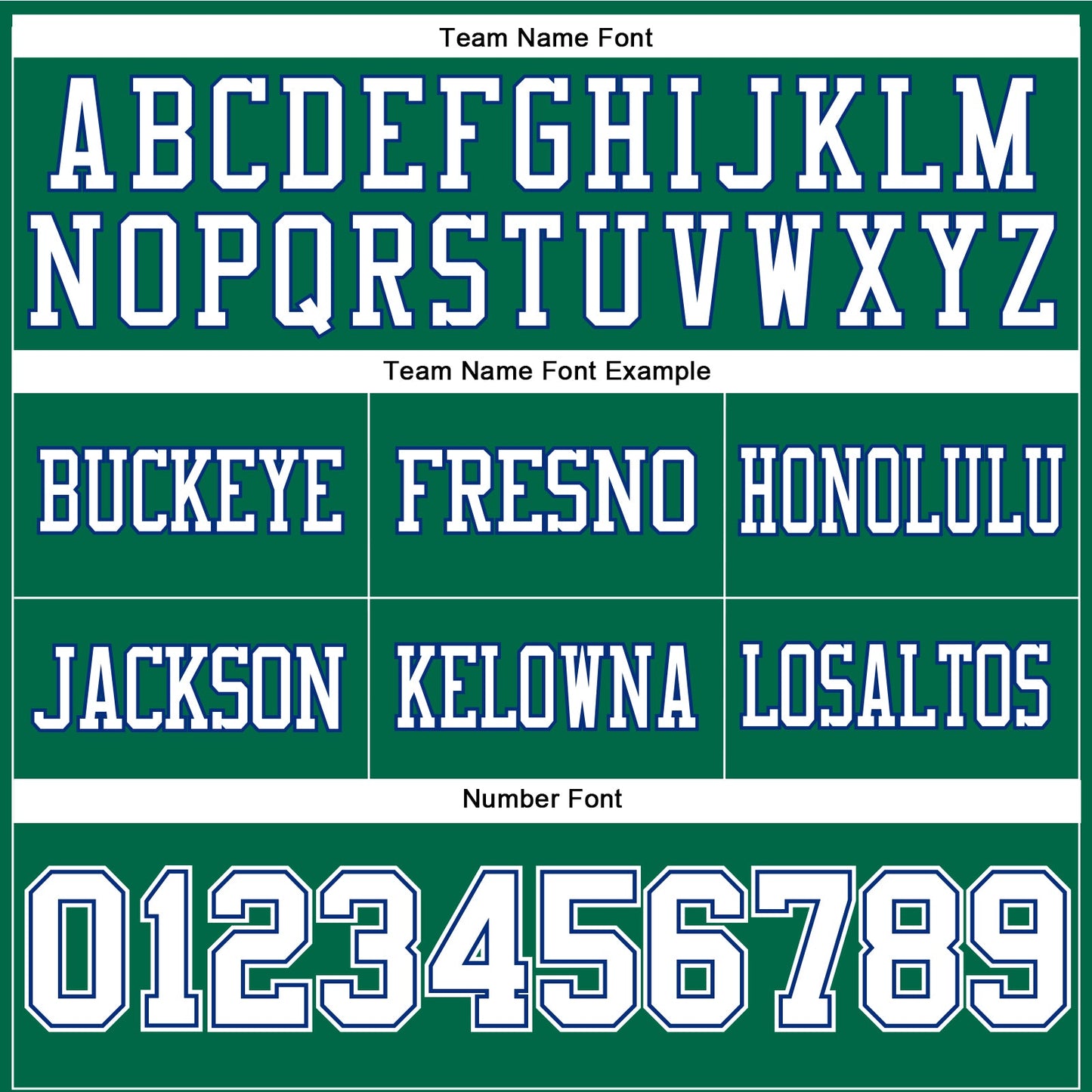 Custom Kelly Green White-Royal Authentic Football Jersey view 4